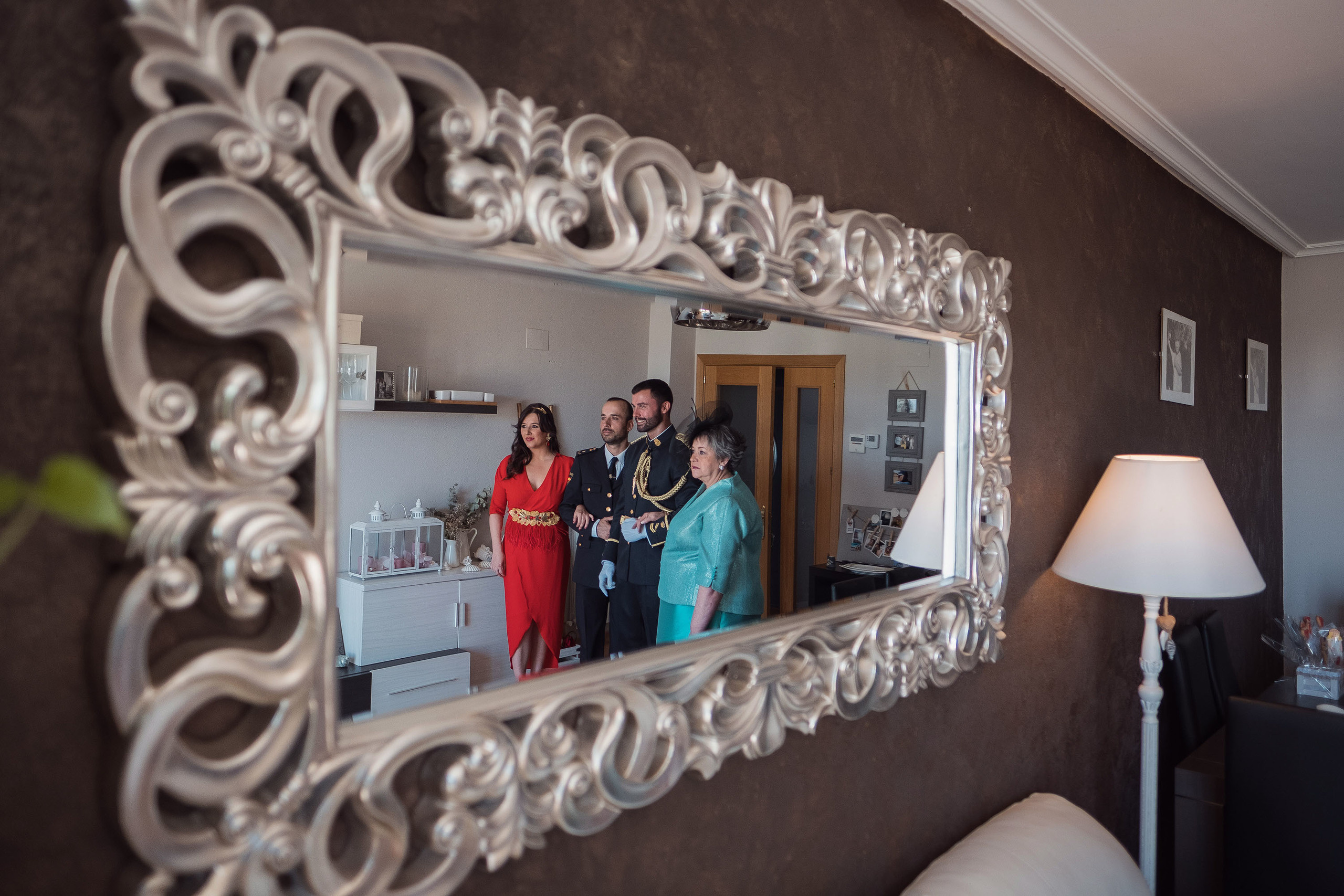 Novio en casa del Padres