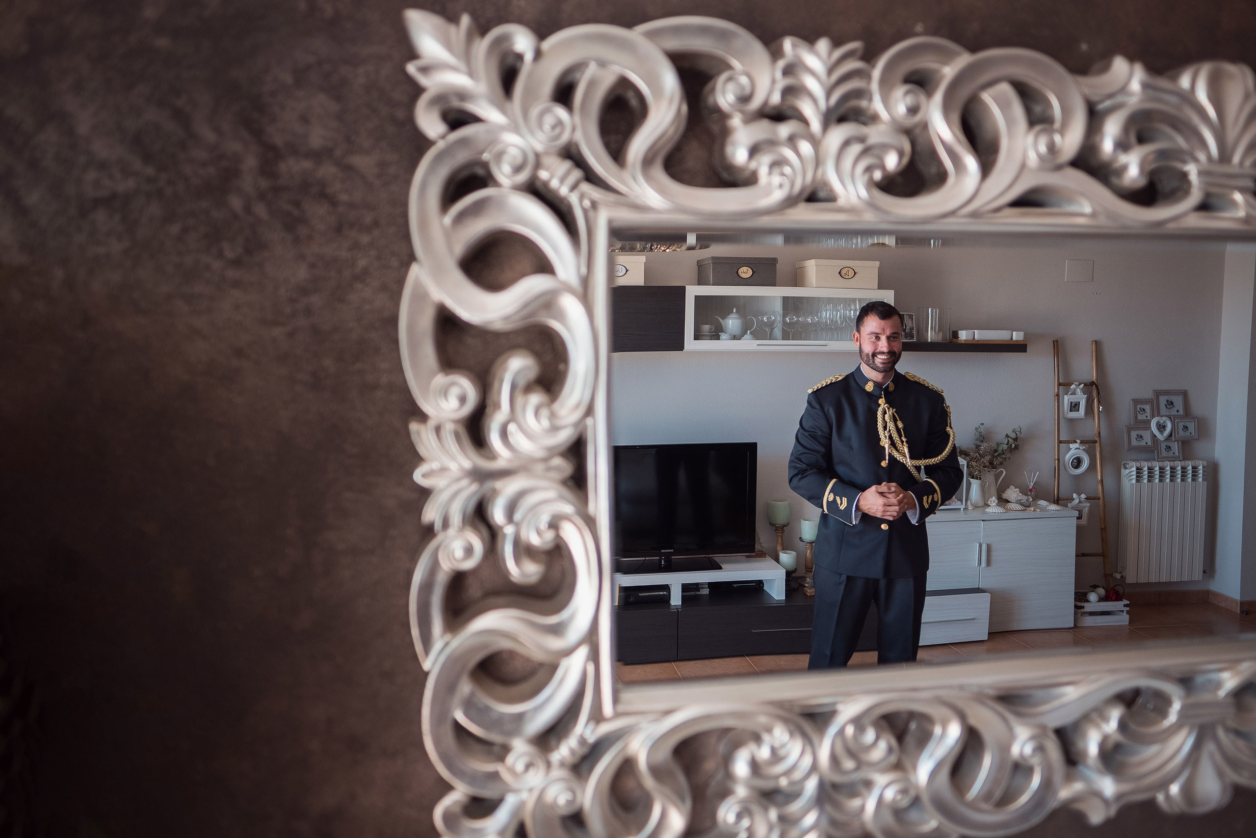 Novio en casa del Padres