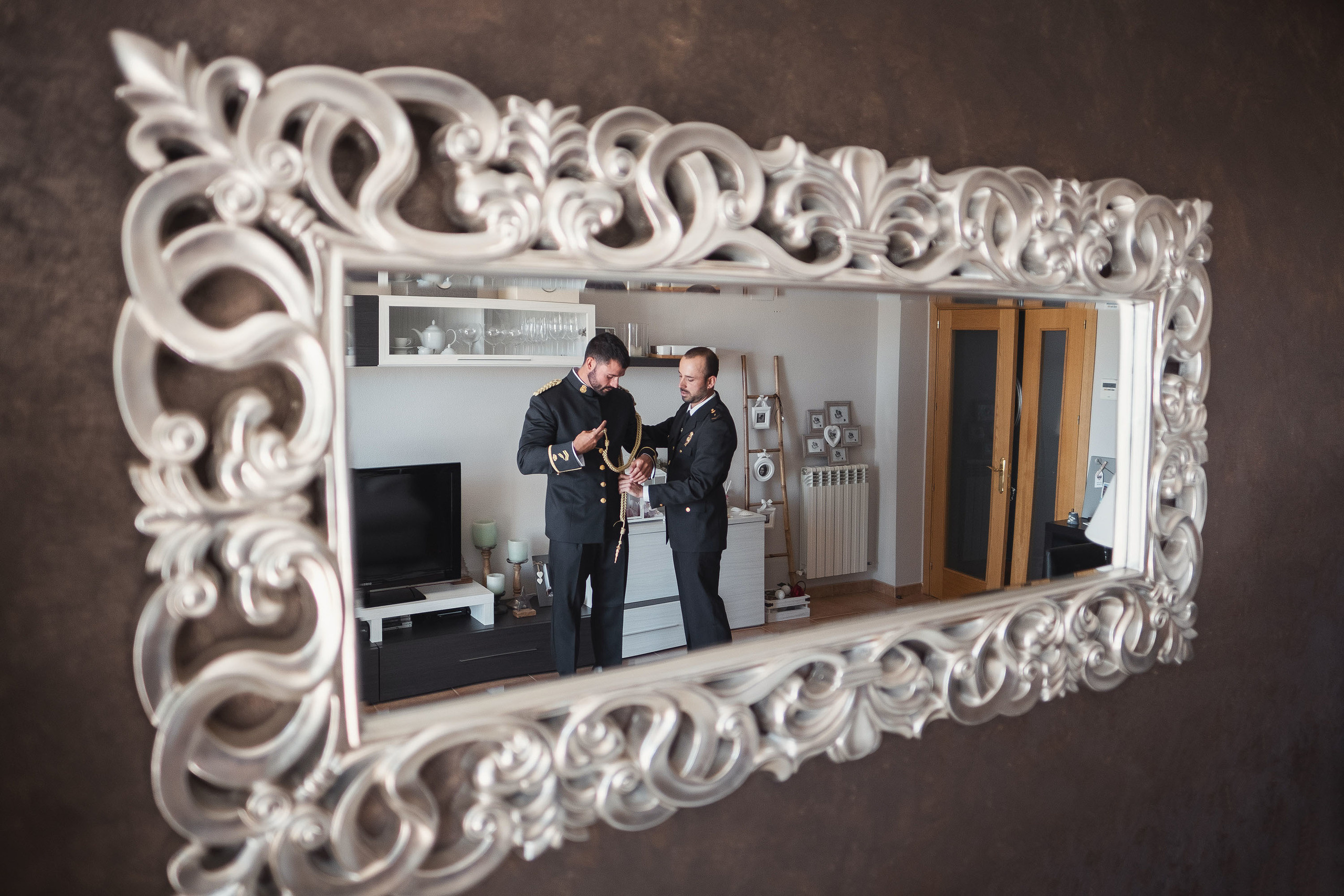 Novio en casa del Padres