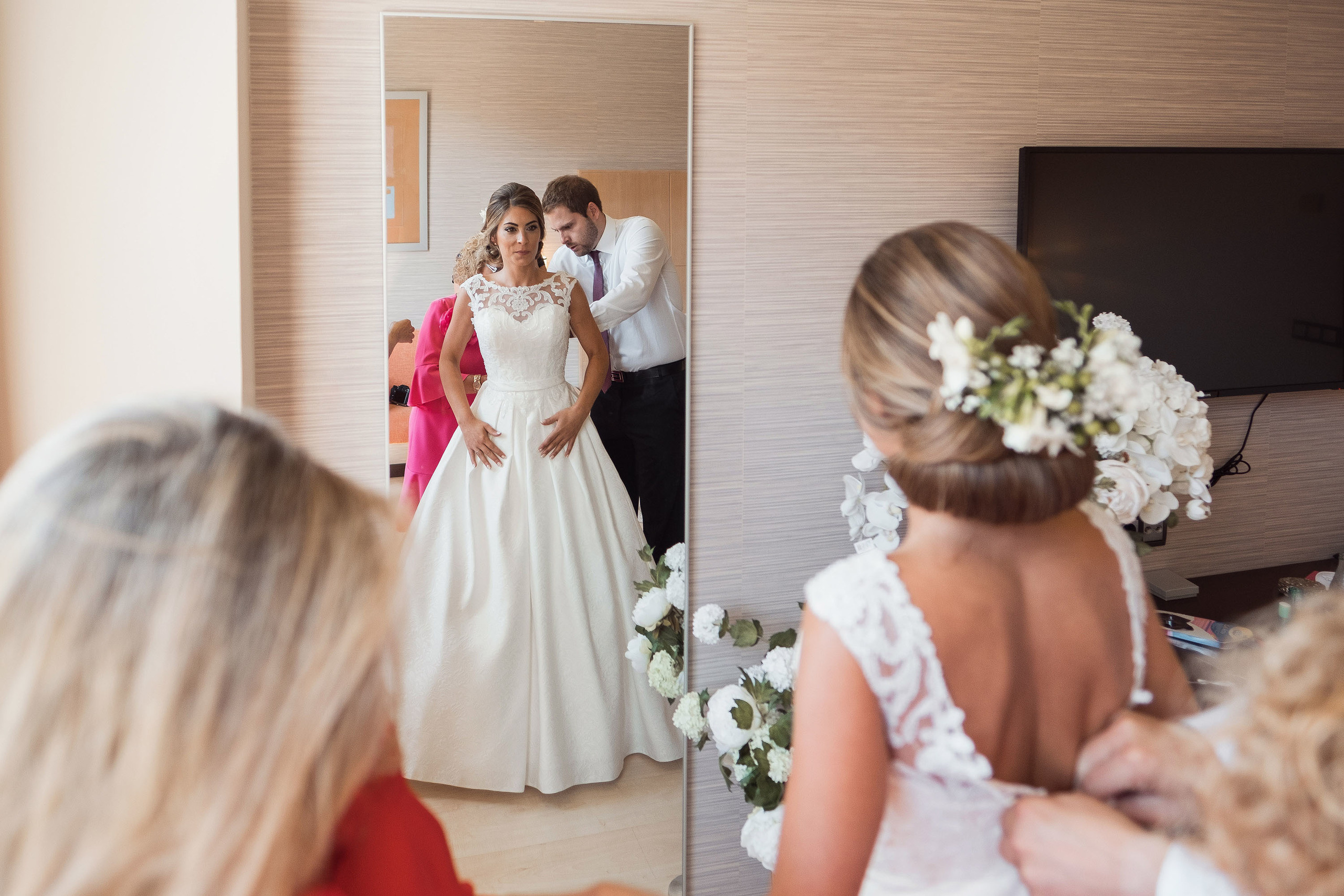 Novia en ABBA Huesca Hotel