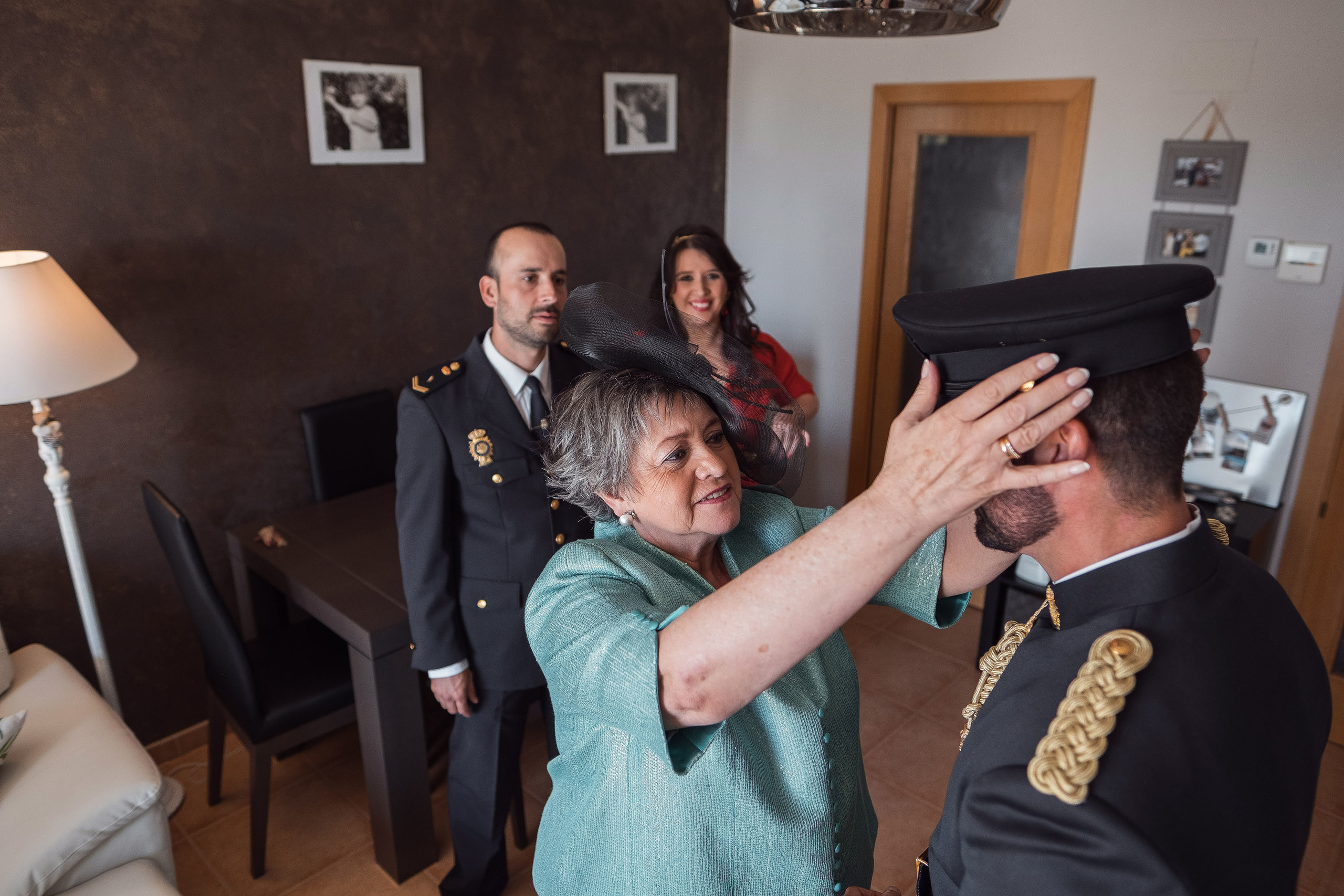 Novio en casa del Padres