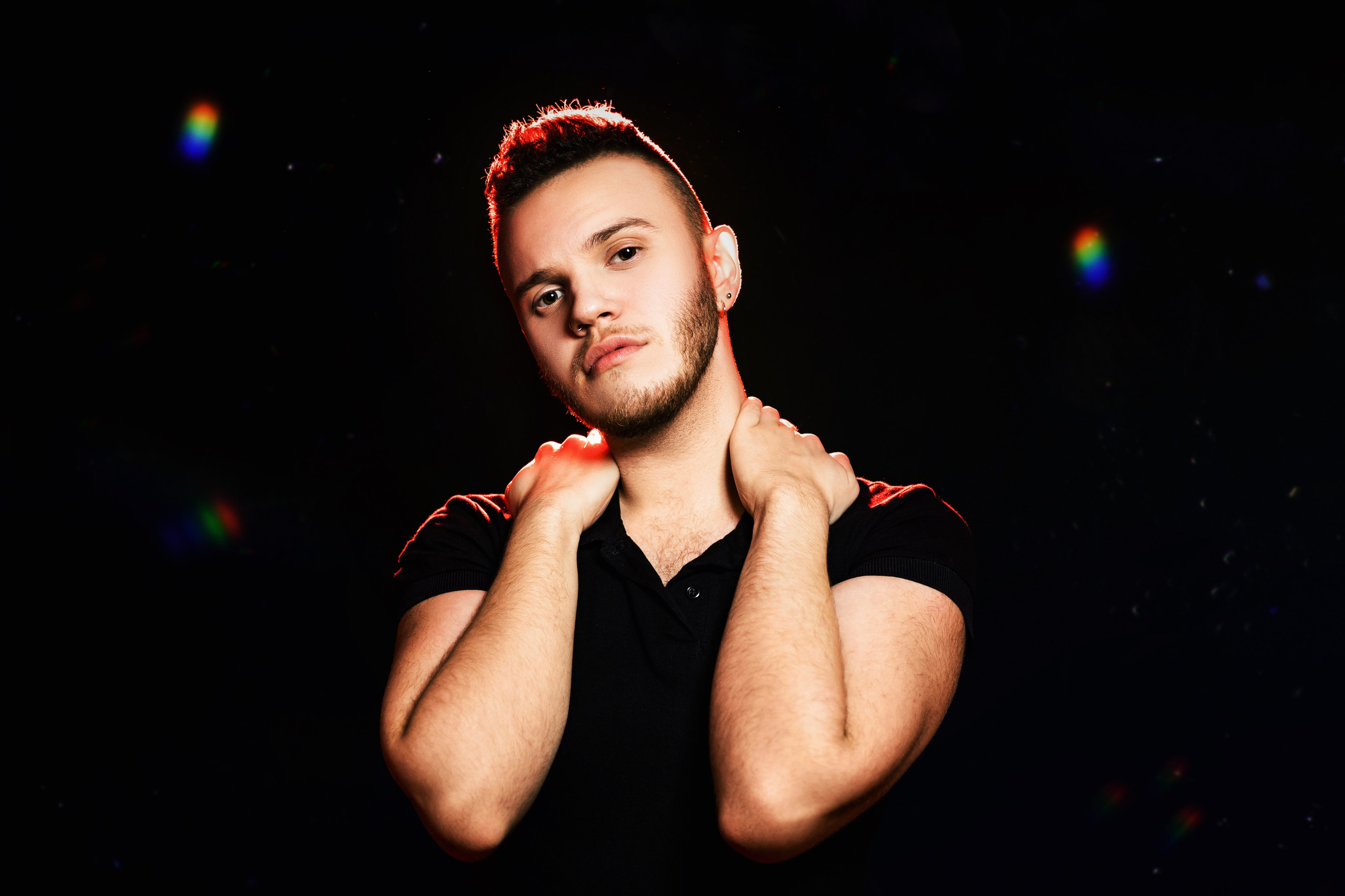 Professional studio portrait in Belgrade with soft lighting, Artistic studio portrait session in Belgrade, Serbia, Studio portrait with professional lighting setup, Elegant portrait taken in a photography studio in Belgrade