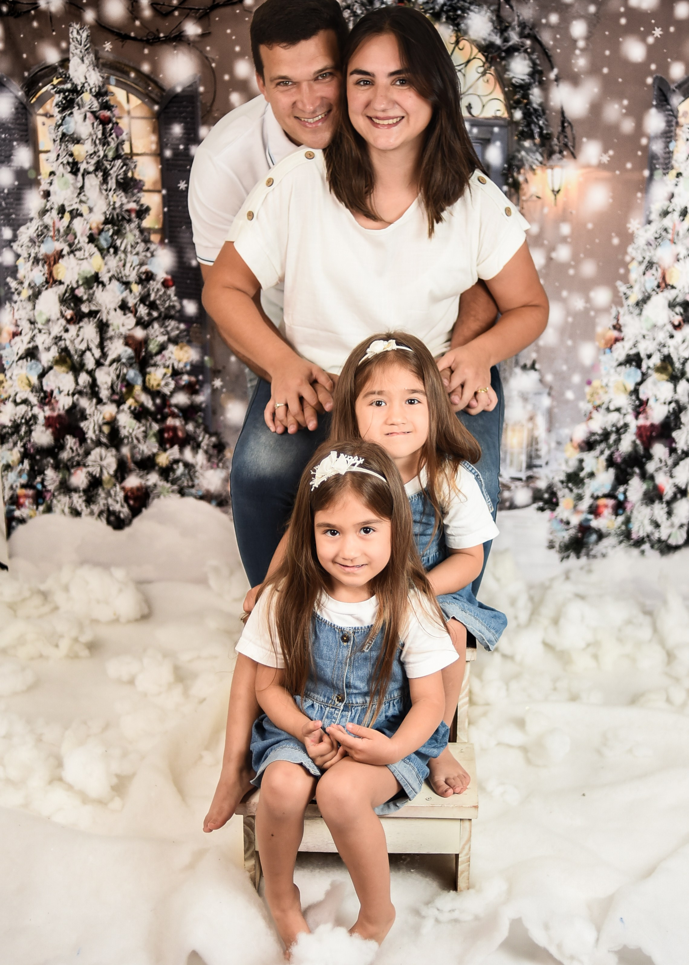 Sesión Navideña de Ariana y Martina. Fotografo de casamiento en misiones y fotógrafo de familia  Posadas