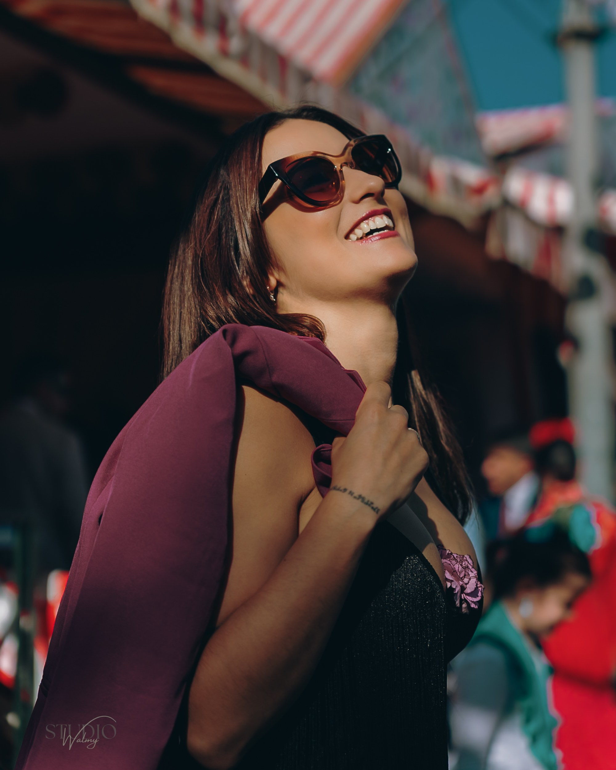 Sesión de fotos en feria de Abril de Sevilla. Inicio