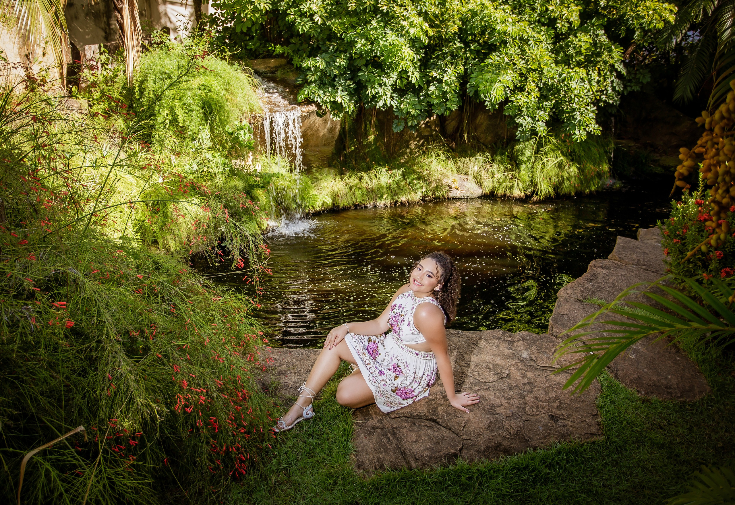 Ensaio XV Anos Mel (Tema Jardim). Flavio Nunes Fotografia (Fotografo especializado em Fotografia de 15 Anos e Ensaios)