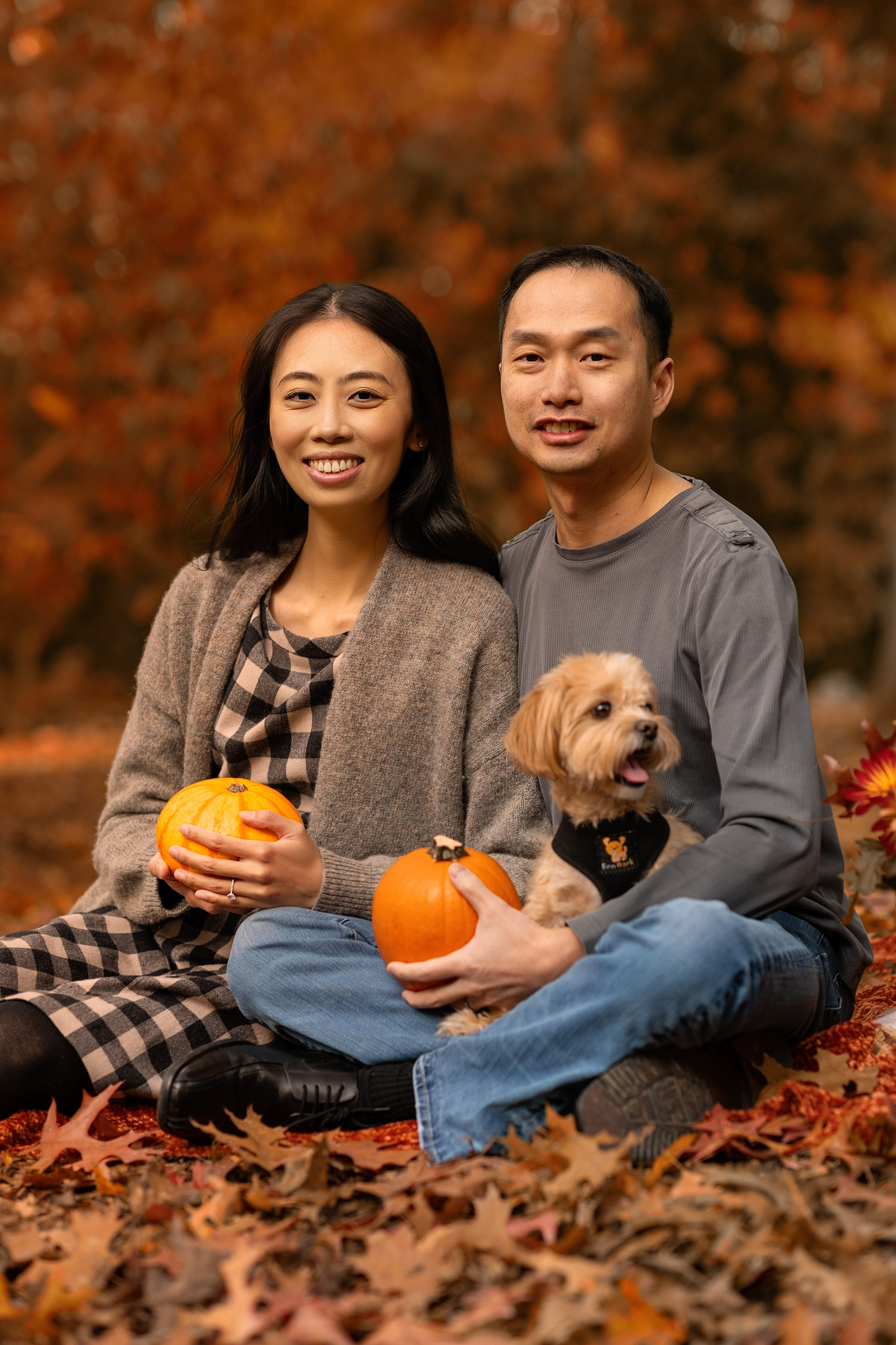 Cathy & Arthur with Marvel son. Wedding & family photography in Seattle area. Helen Michelle photographer