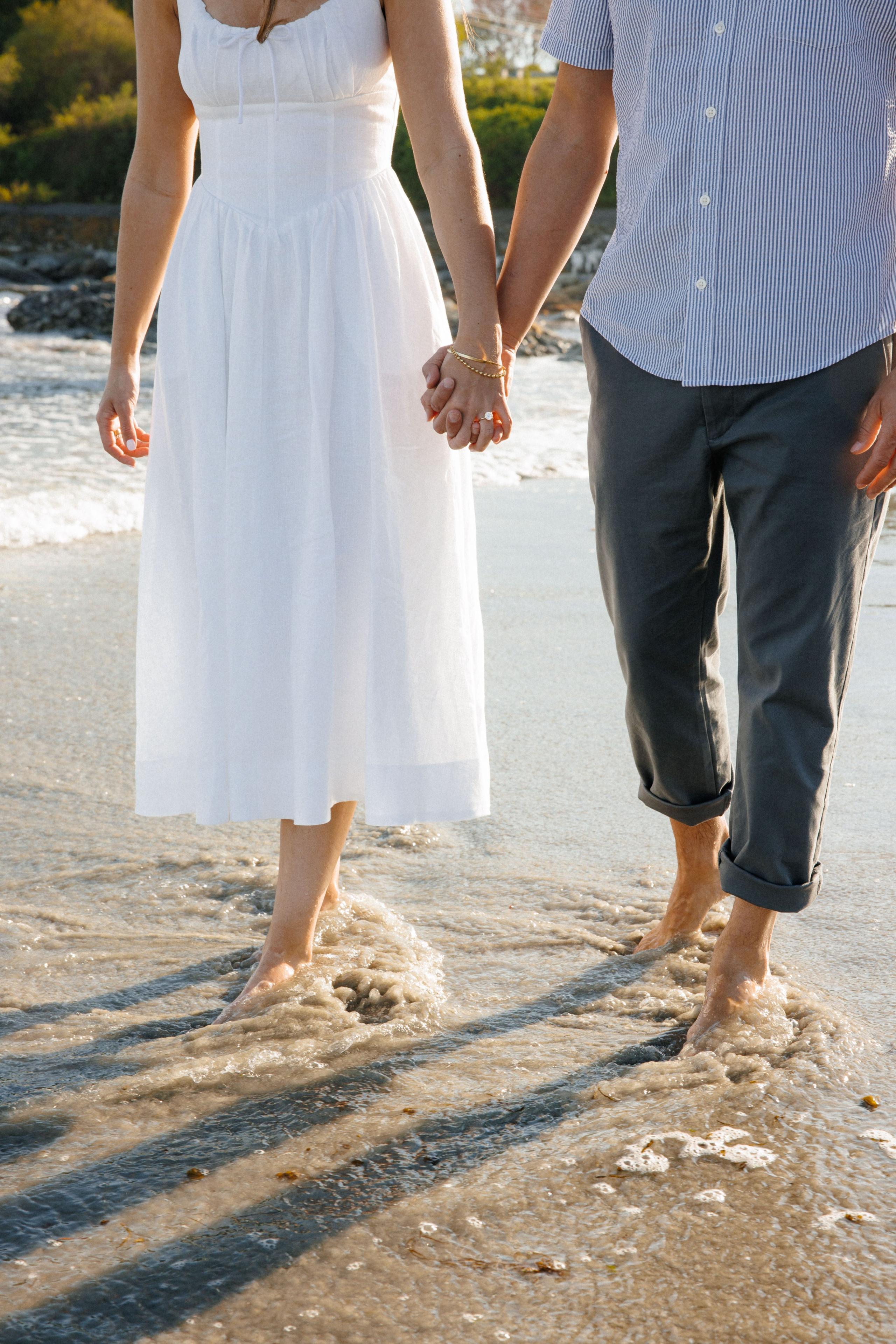 Bella & Nick — Sunset Engagement. Rhode Island Wedding Photographer Tati Simpson