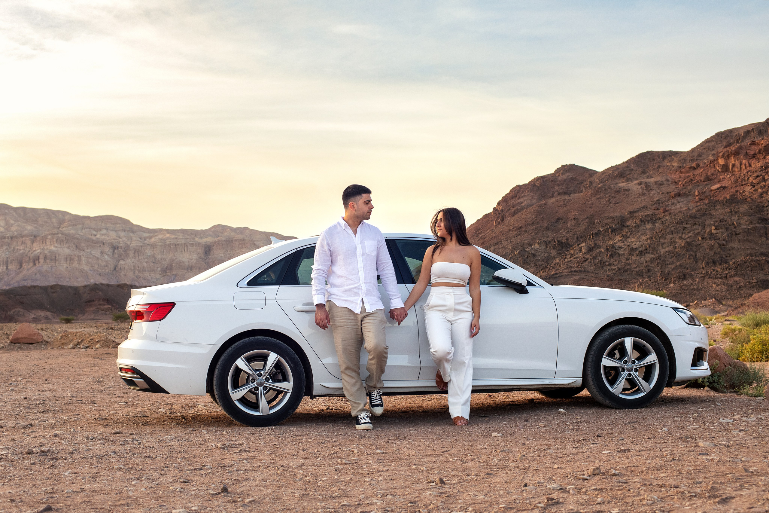 Save the Date for Jess & Gelad in a Timna Canyon. Family children pregnancy love stories photographer in Eilat Israel Olga Amchislavsky