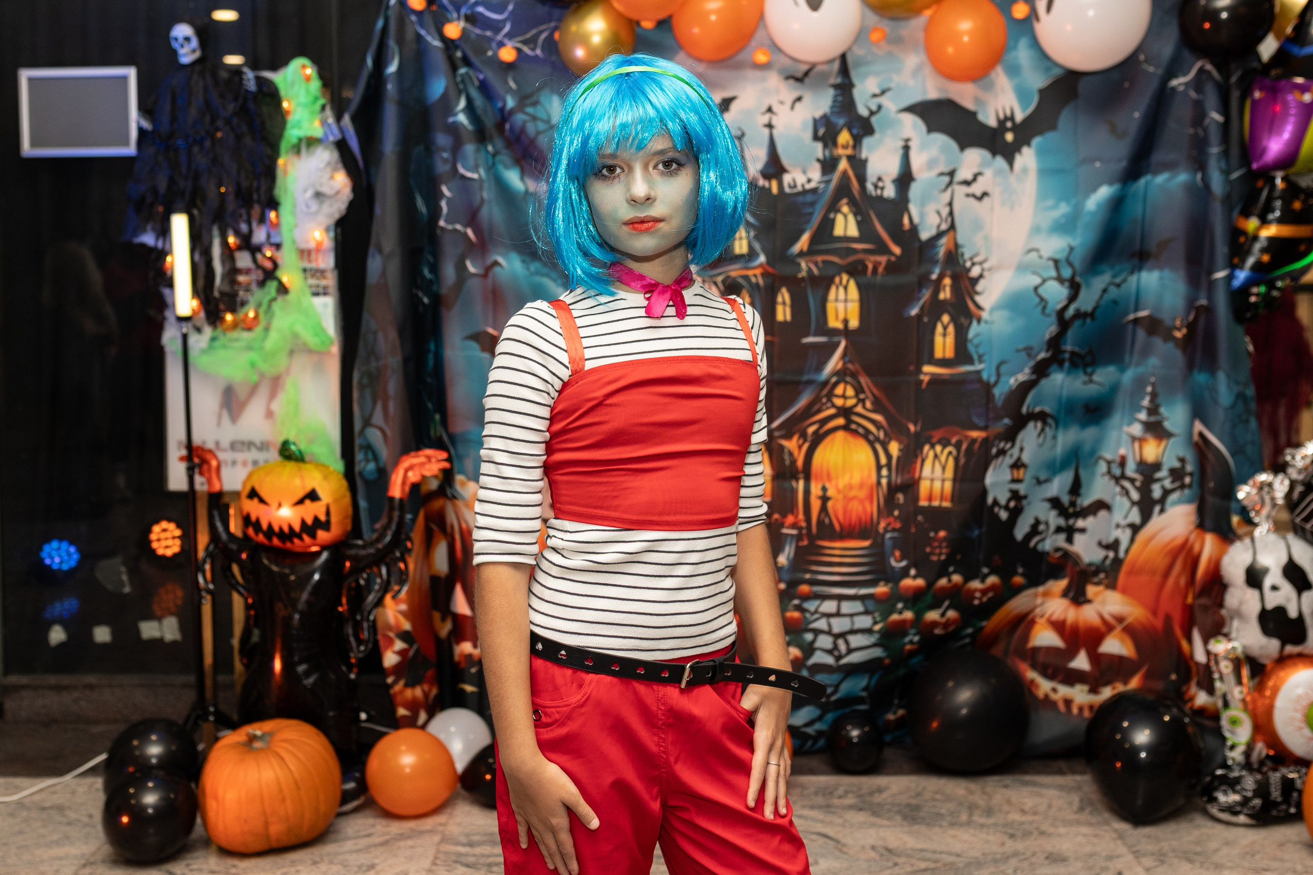 Leo dance studio Helloween 2025. Семейный и детский фотограф в Варшаве Мила Бобровская