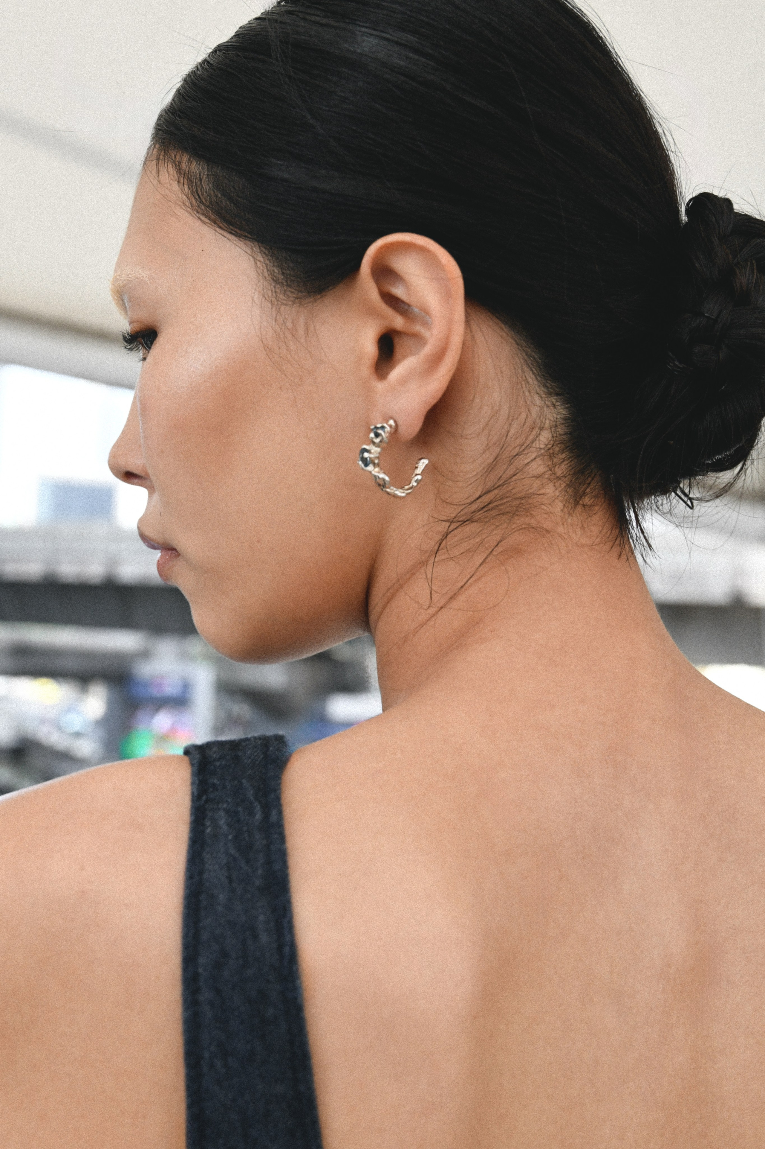 Street for Wiktoria Tao jewelry. Stylist