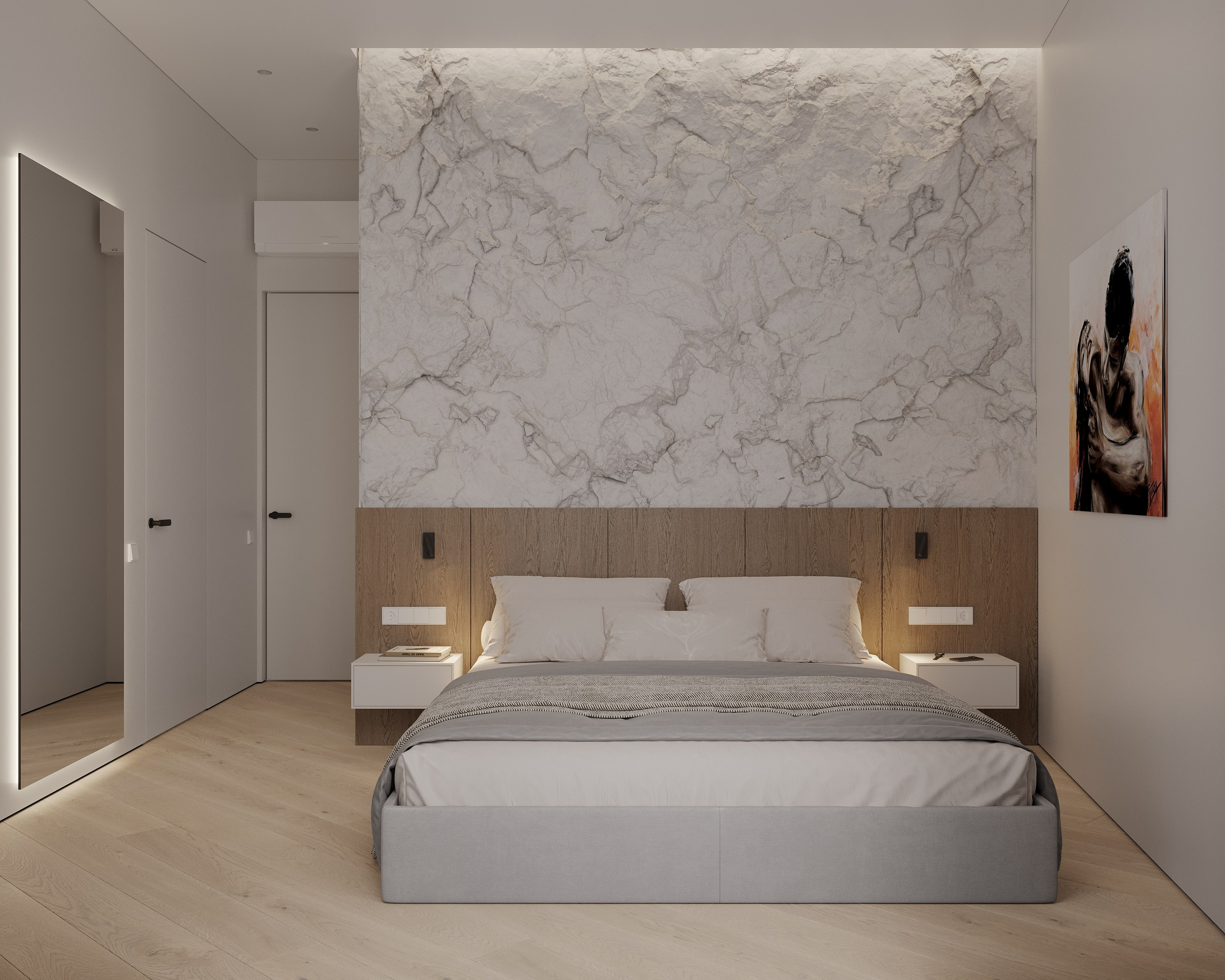 Wooden minimalizm. Simple Archs — high quality visualizations for your interior projects