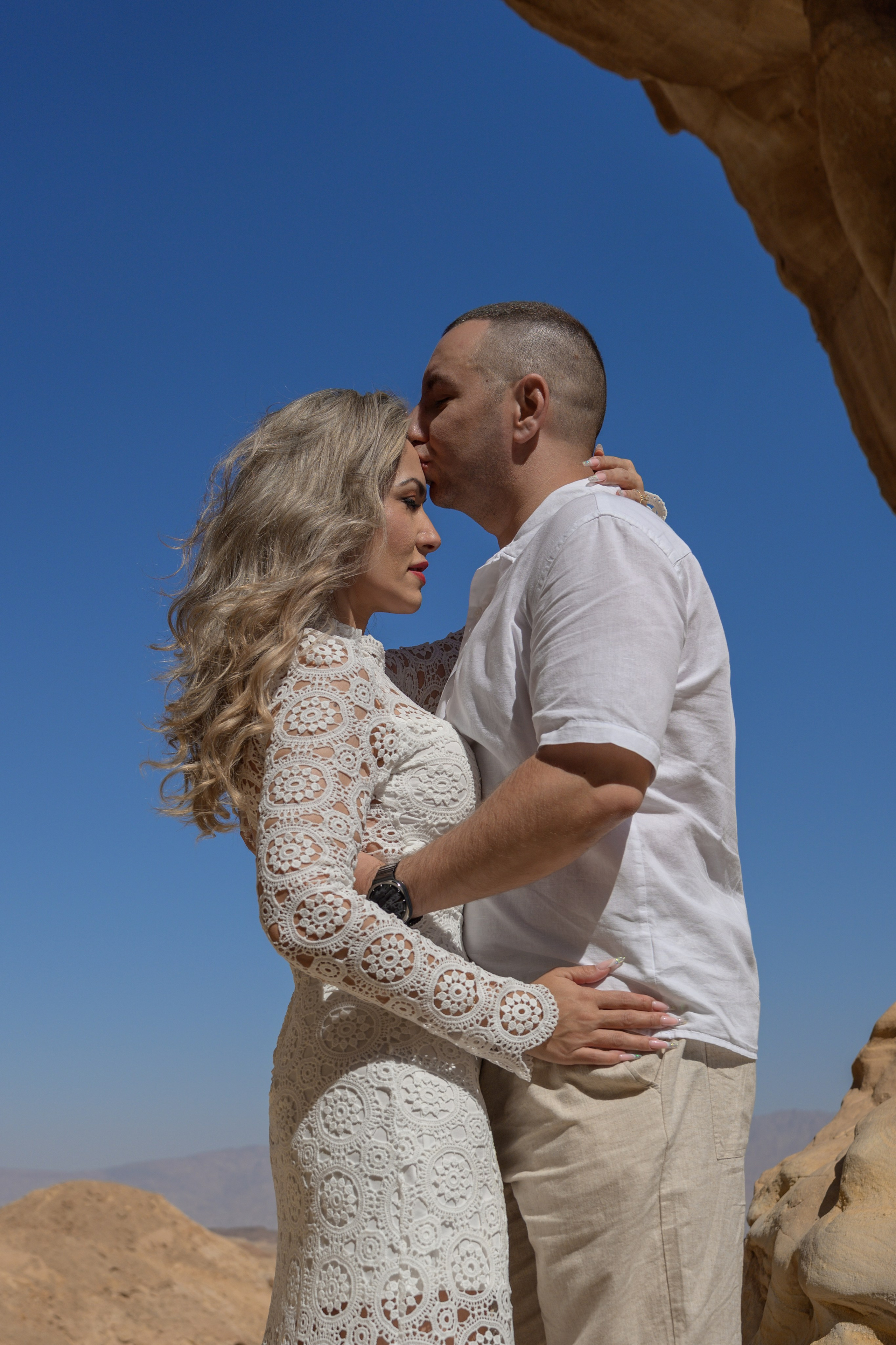 Lev & Bella_"She said YES” in a Timna park. Family children pregnancy love stories photographer in Eilat Israel Olga Amchislavsky
