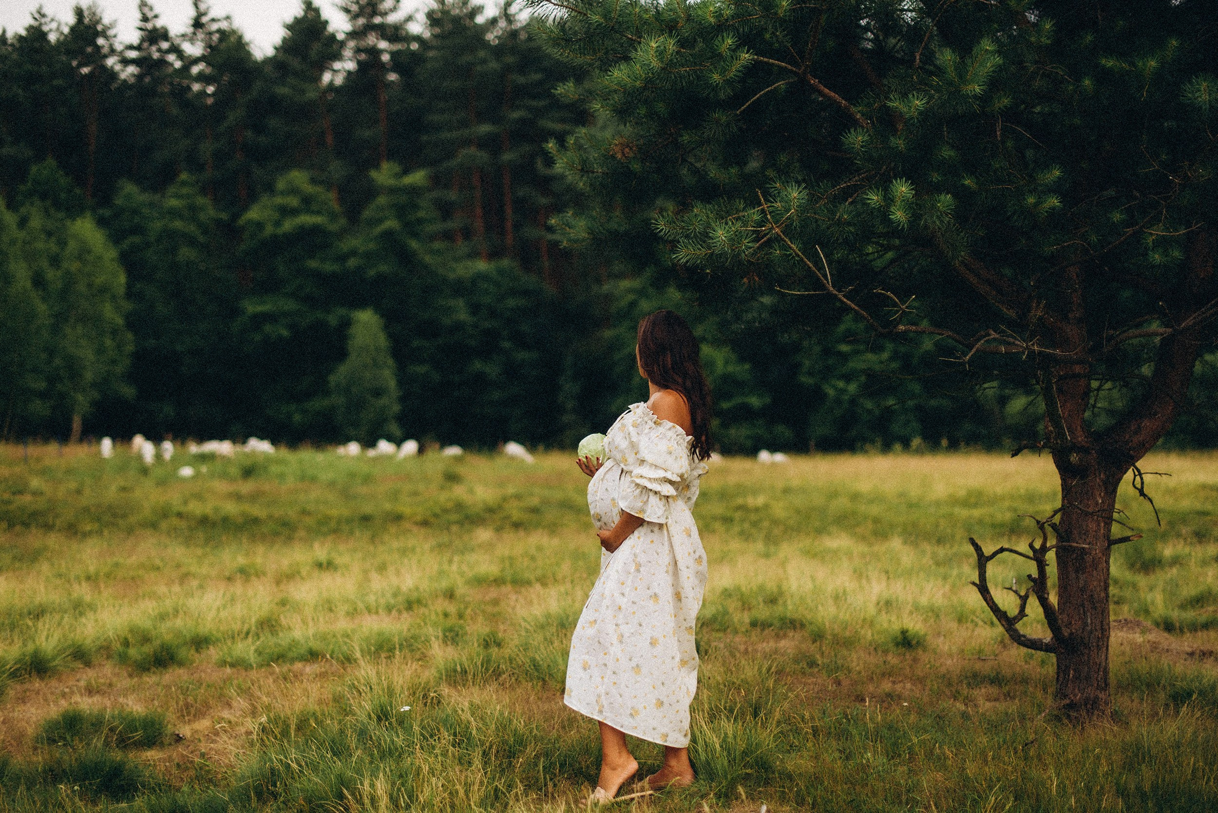 Беременность на природе. Семейный фотограф Лейпциг, Германия