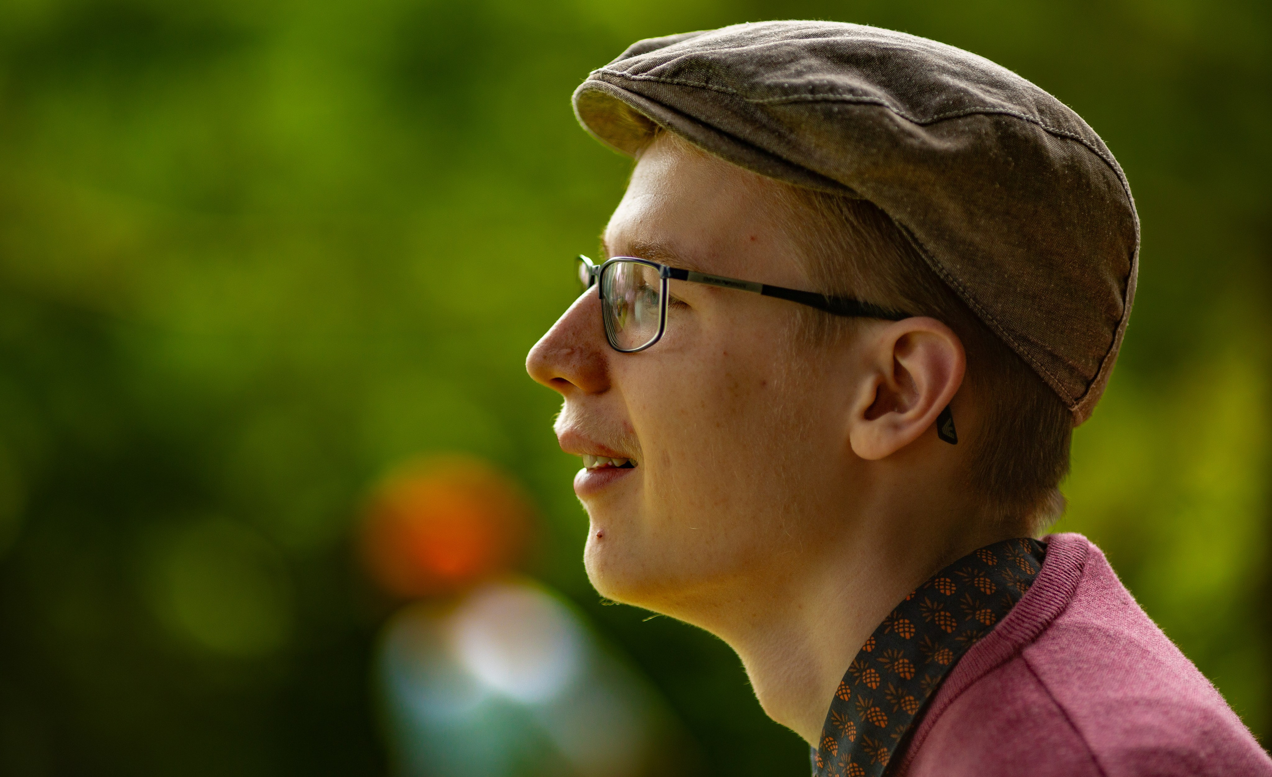 Esperantista golfumado tra Fribourg. Portret photographer in Switzerland Artur Magpie