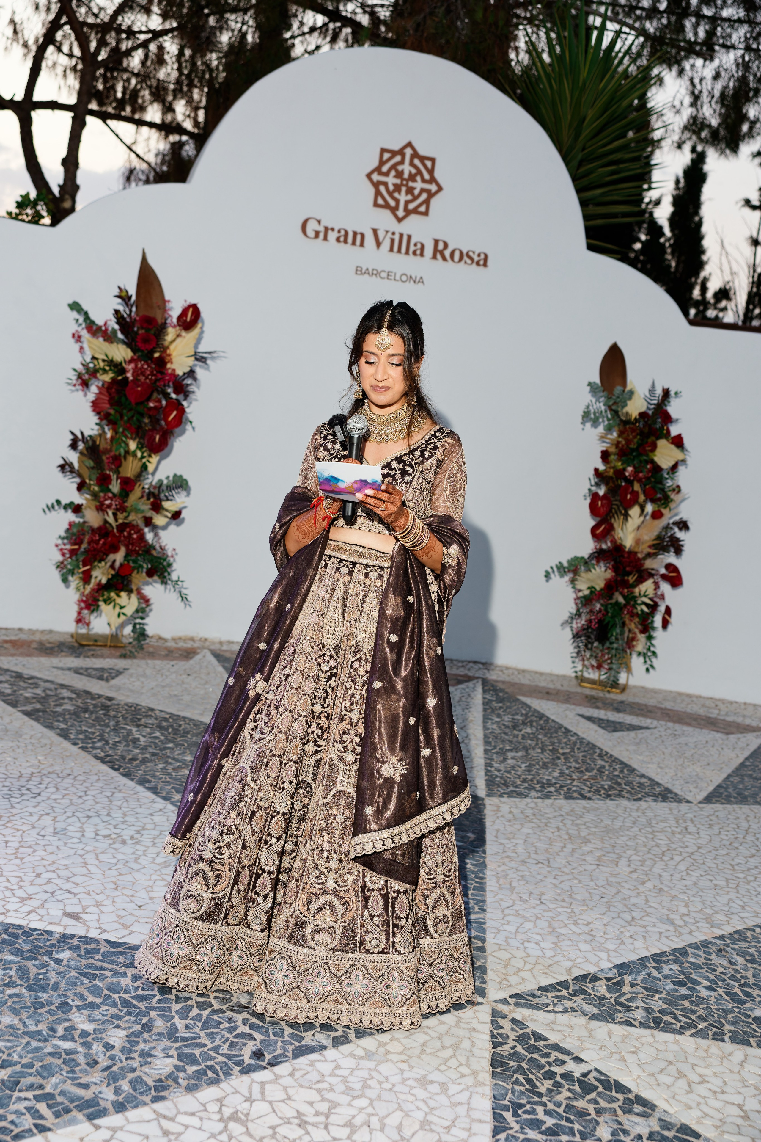 Indian wedding at Gran Villa Rosa, Barcelona