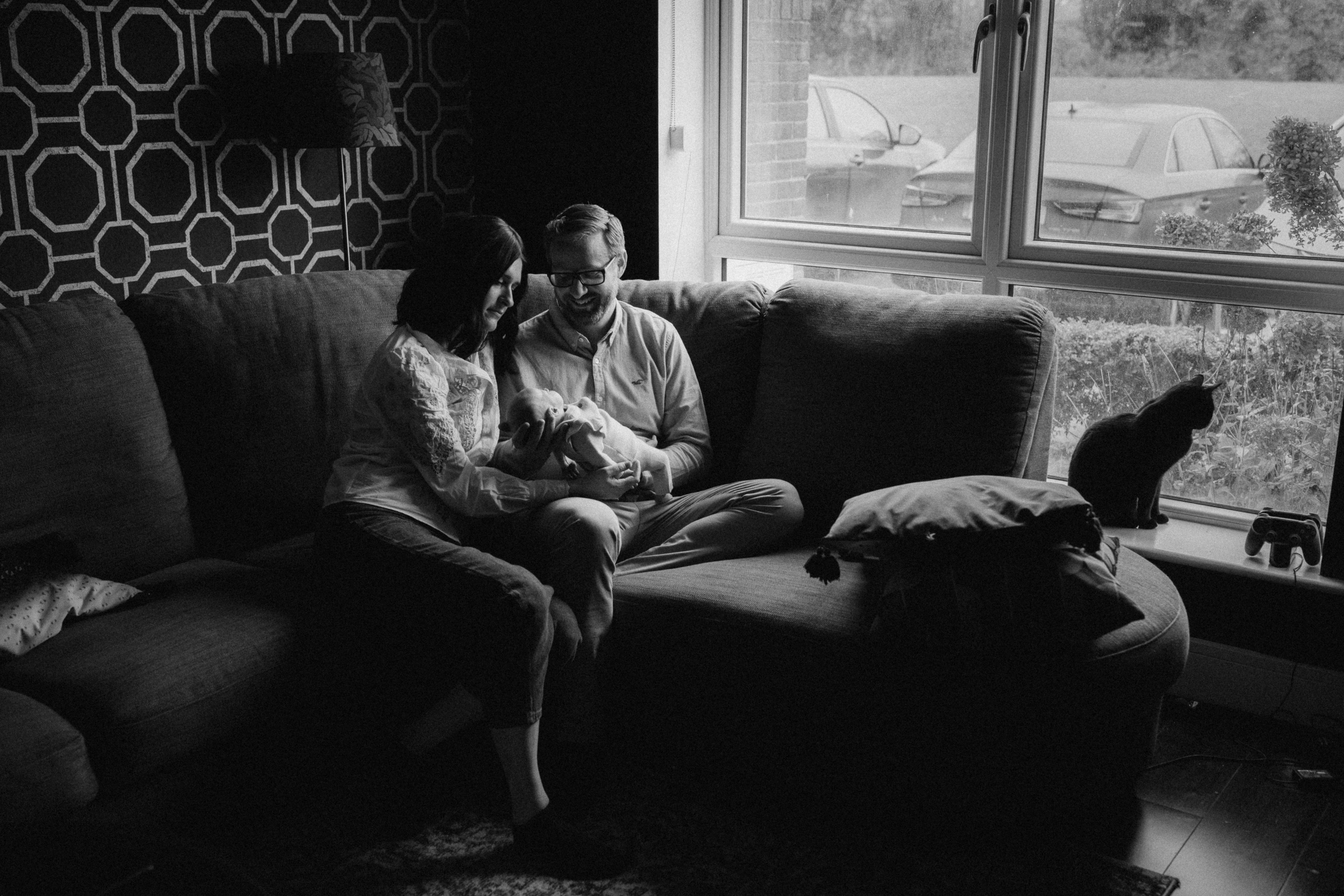 Newborn baby photoshoot in Dublin, Ireland. Wedding & Family photographer in County Donegal and Dublin, Ireland