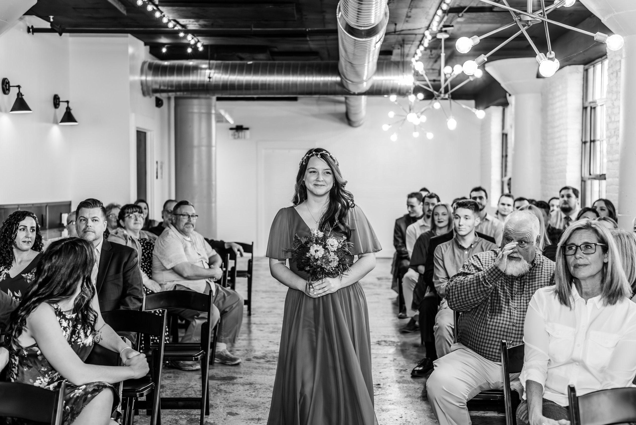 Bold & Dramatic Wedding at The Paper Mill on The Landing | Fort Wayne Wedding Photographer. Alexandria Danielle Photography | Fort Wayne & Indianapolis Wedding Photographer