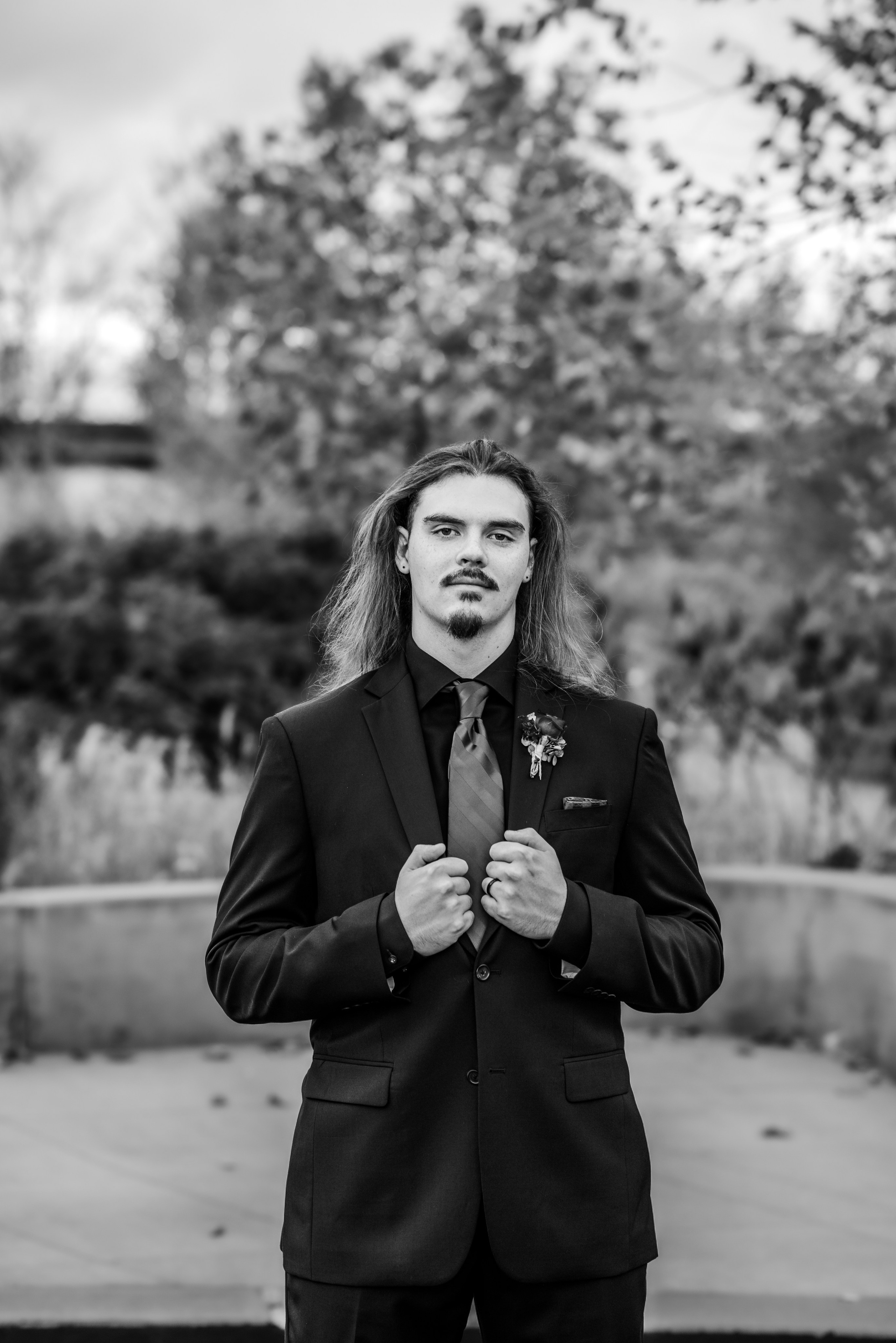 Bold & Dramatic Wedding at The Paper Mill on The Landing | Fort Wayne Wedding Photographer. Alexandria Danielle Photography | Fort Wayne & Indianapolis Wedding Photographer