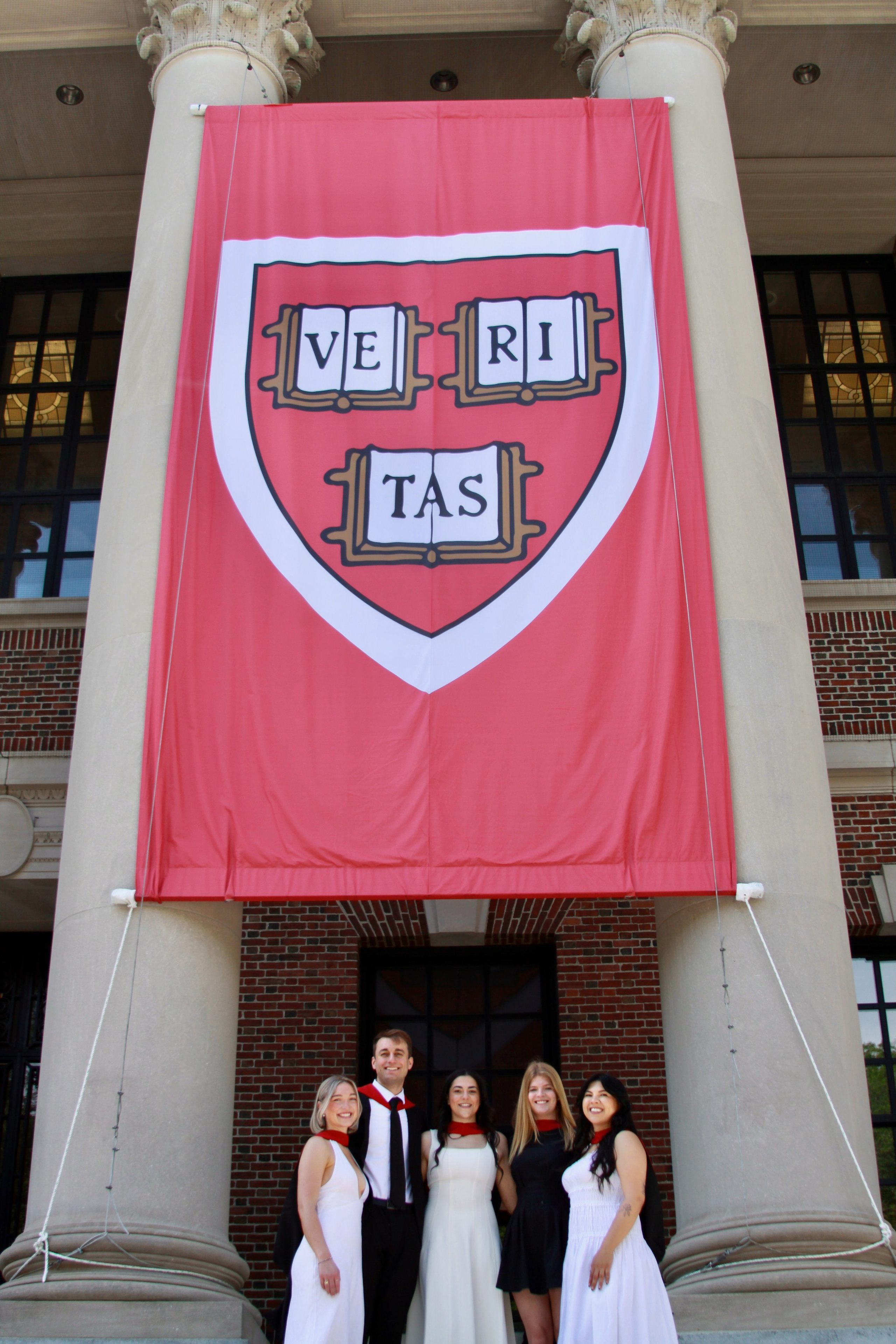 Masters graduation with Talia (group shoot). Kelly Sang, graduation and portrait photographer in Boston