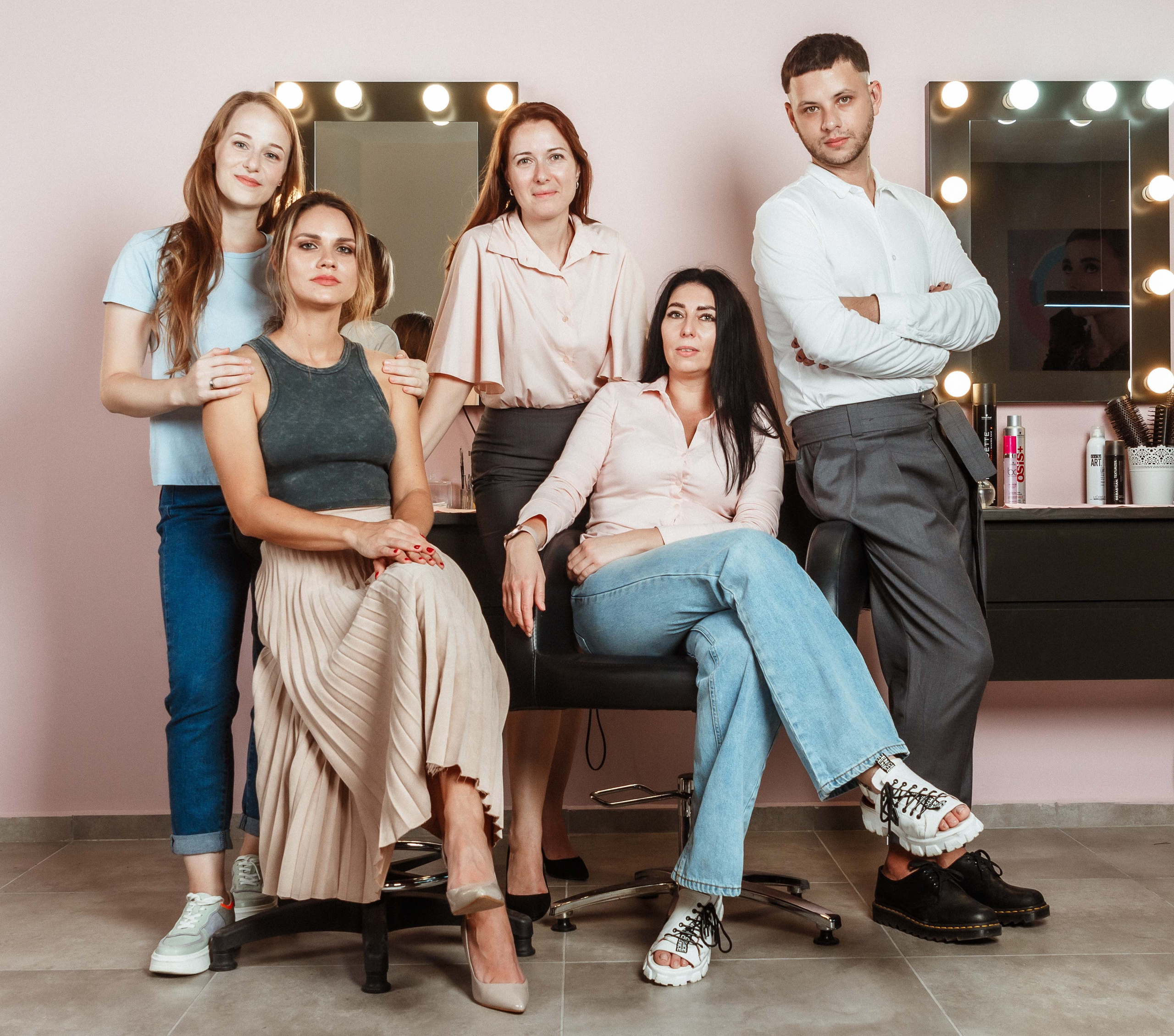 Salon Staff Photoshoot. Kseny Kolesnik Photography