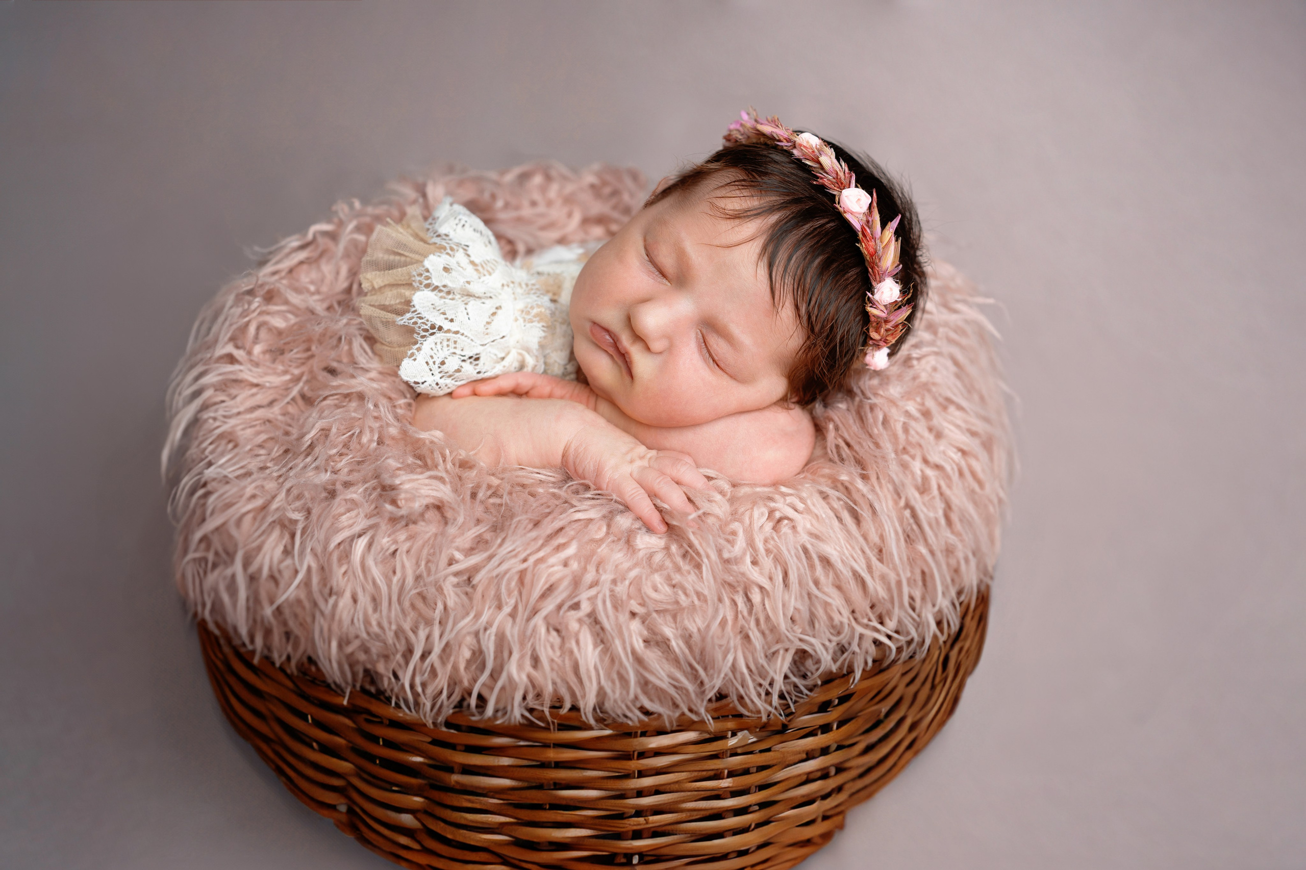 Оливия. Фотограф новорожденных и детей первого года Евгения Михалькевич