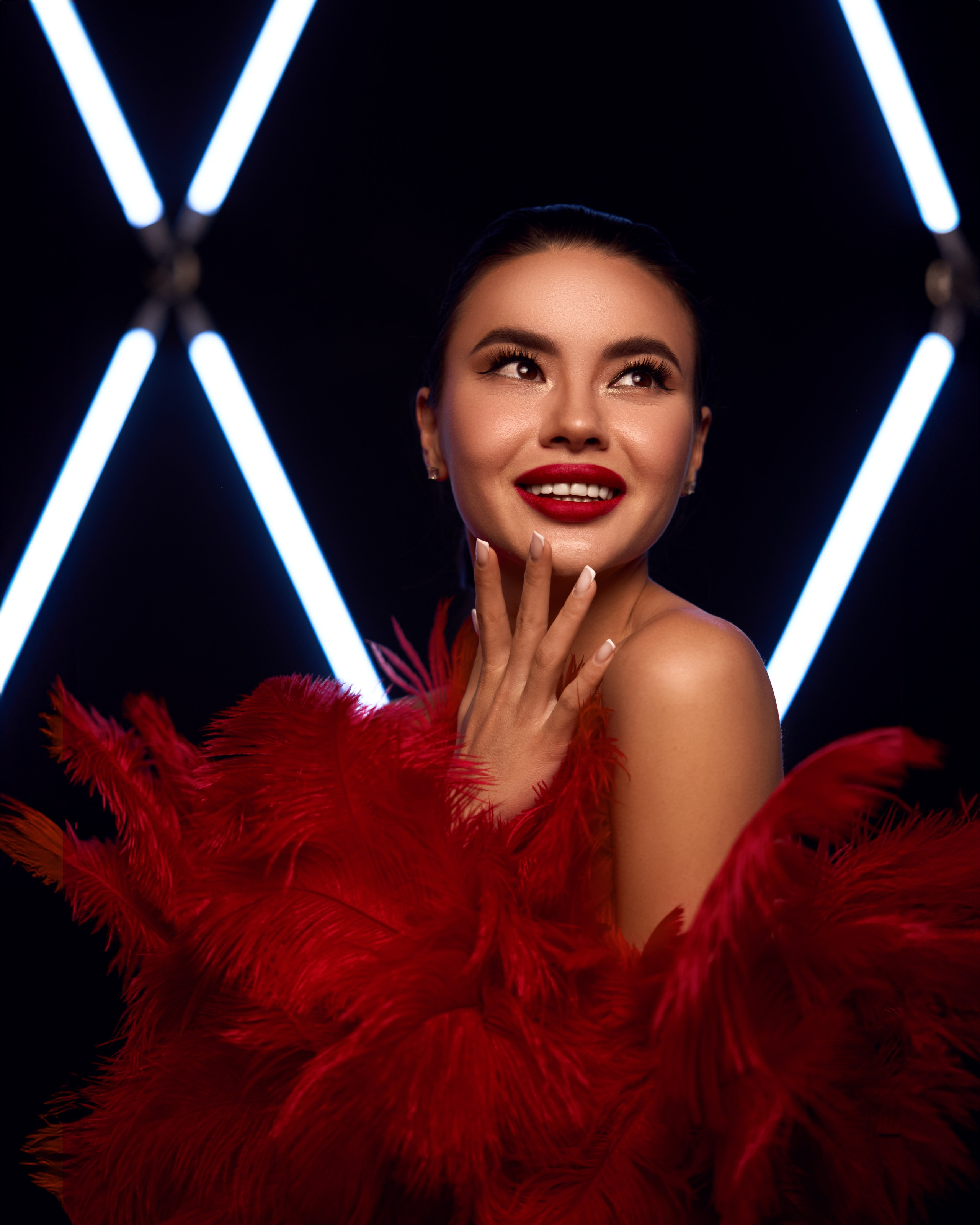 Studio-Shooting. Portraitfotografin Natalia Calcagnile