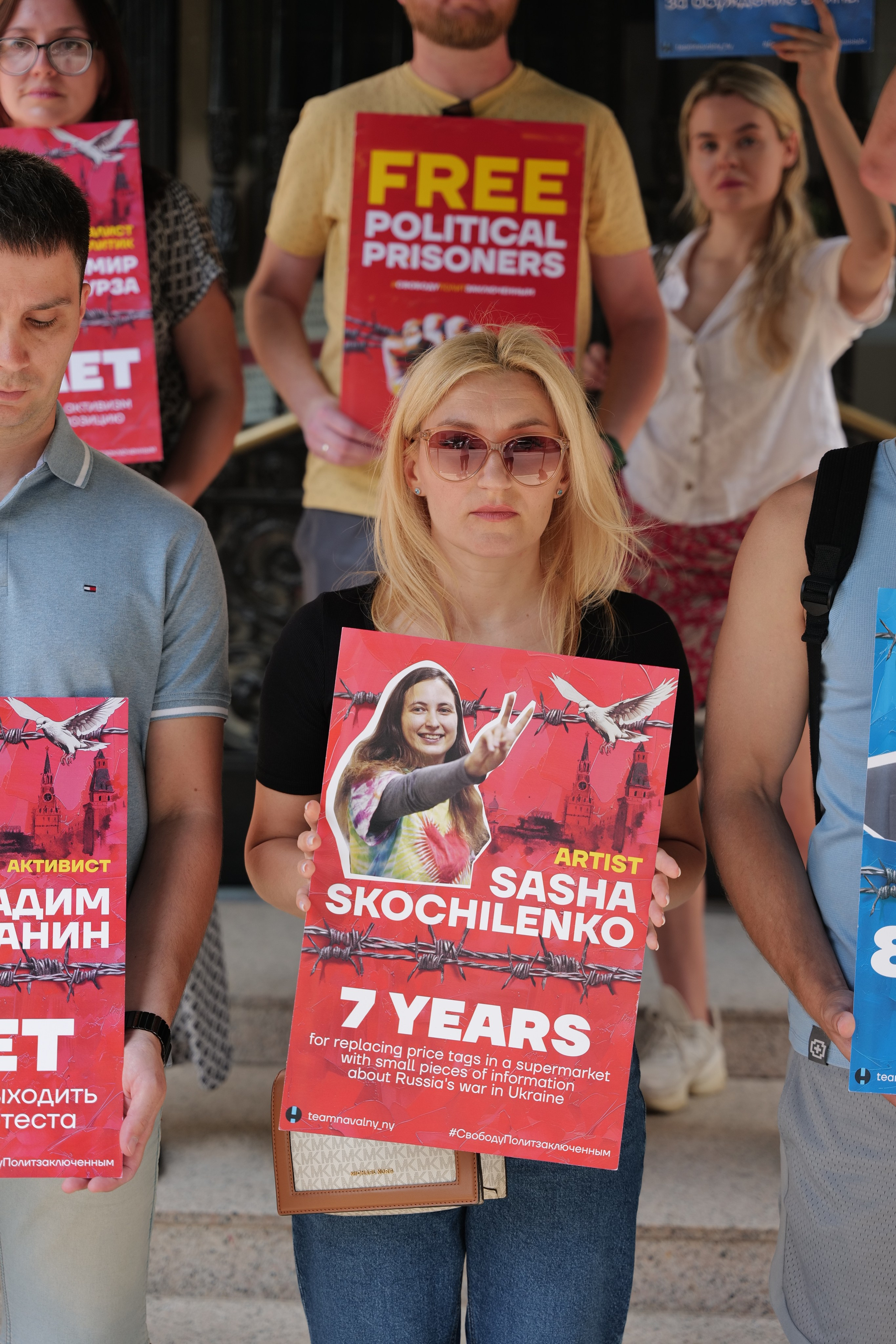 Rallies of team Navalny NY. Photographer New York / Los Angeles