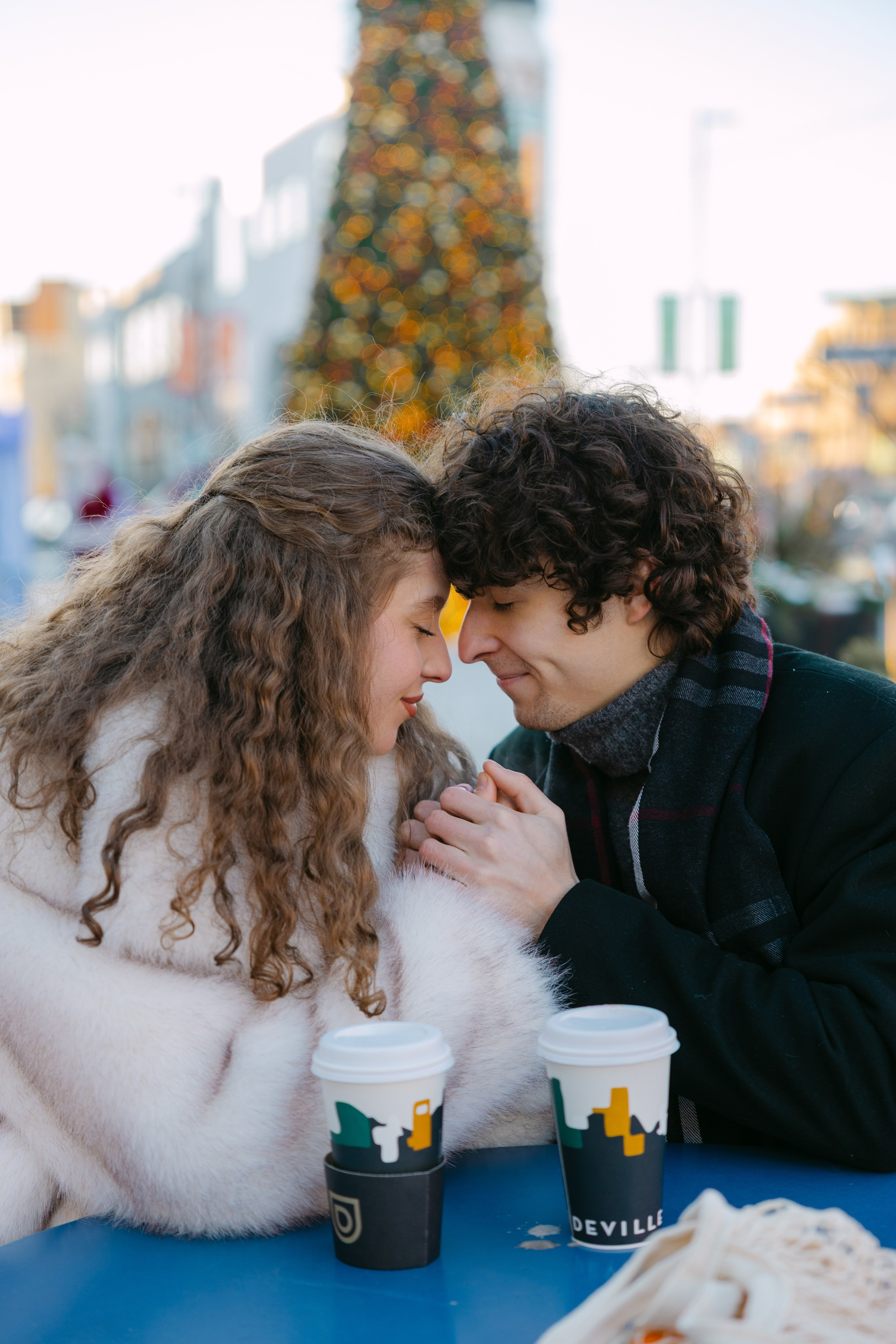 Christmas magic together. Home