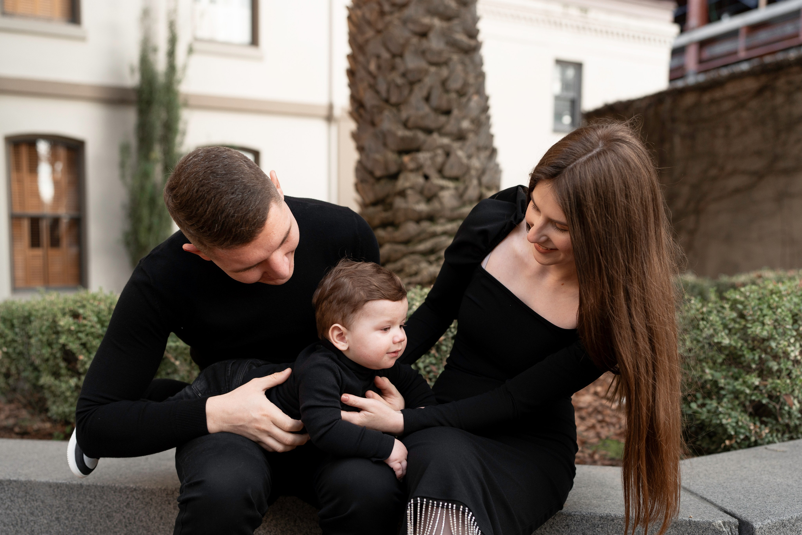 Artem, Nadia & Elisha. Family photographer in Sacramento | Sofia Pavenko
