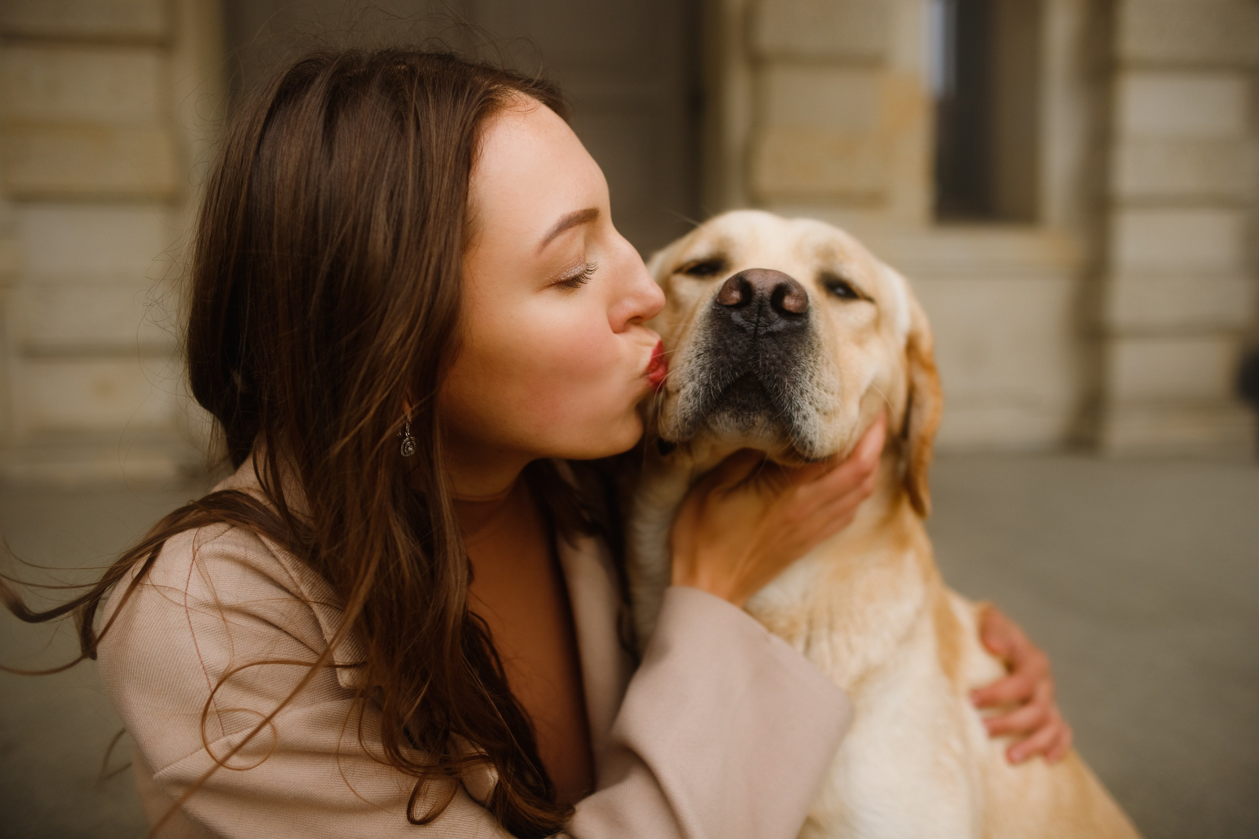 Katya & labrador. Kaja | fotograf psów we Wrocławiu