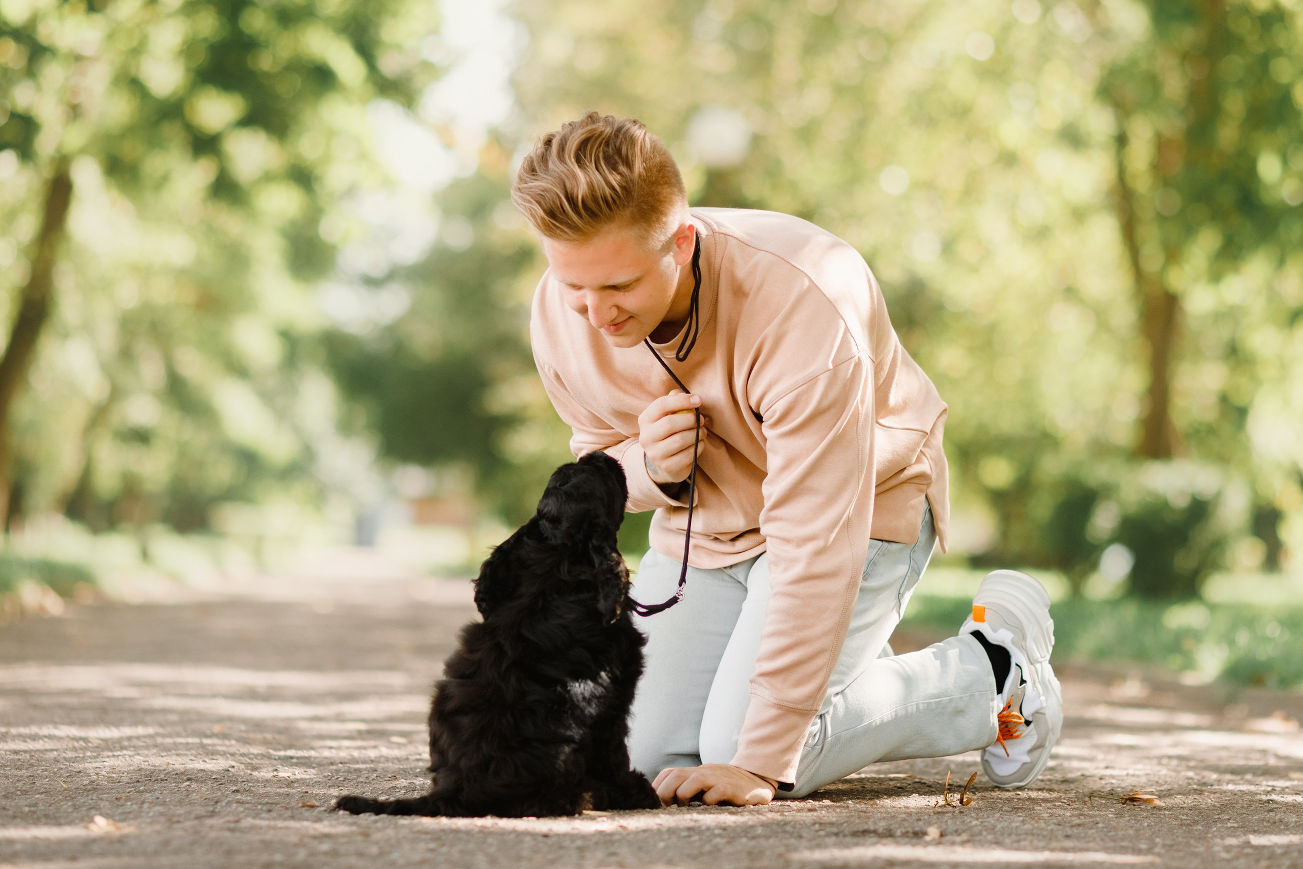 Summer photo day for dog handler. Kaja | fotograf we Wrocławiu | ludzie i psy