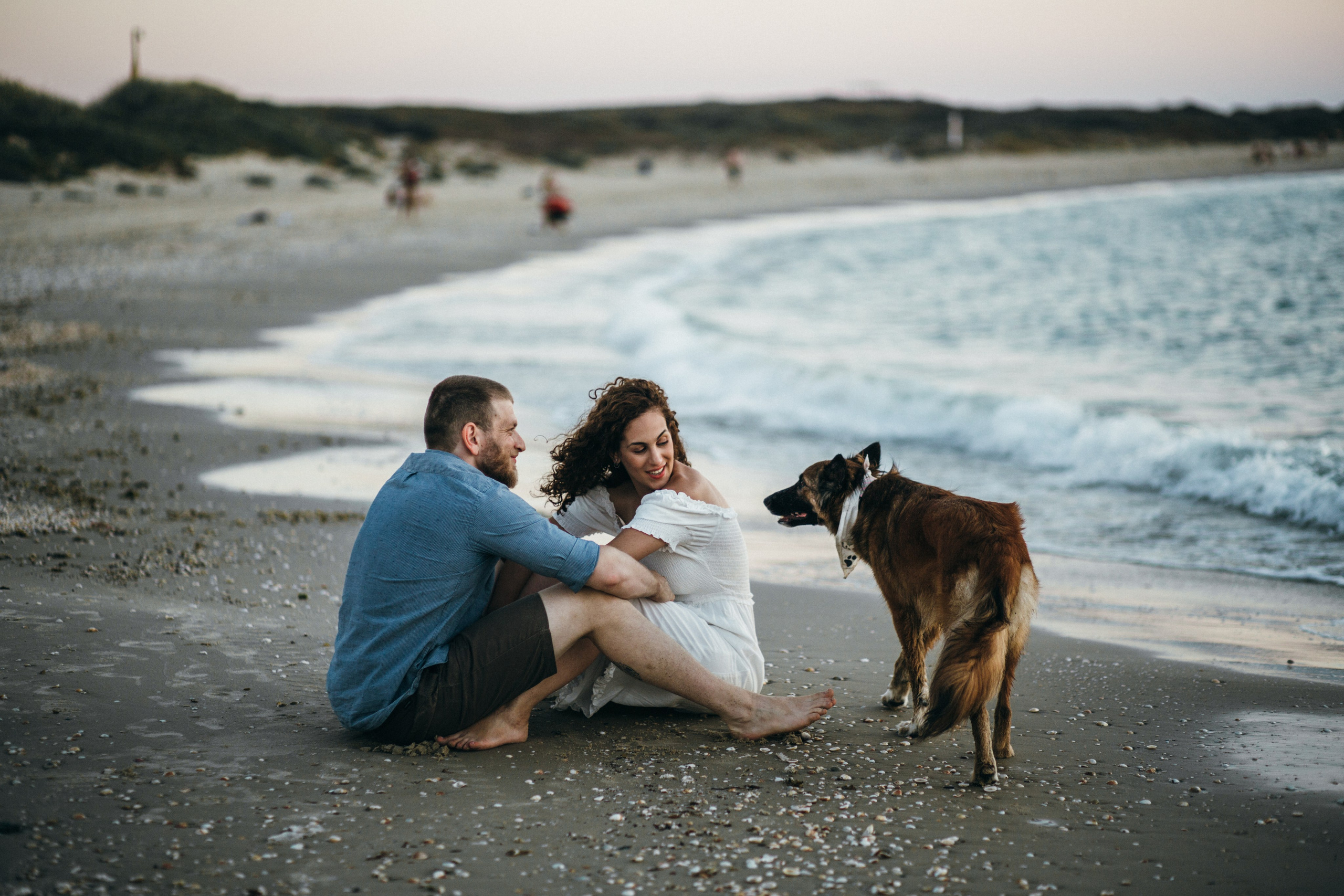 Pre wedding session at Nahsholim beach. Family photographer in Israel