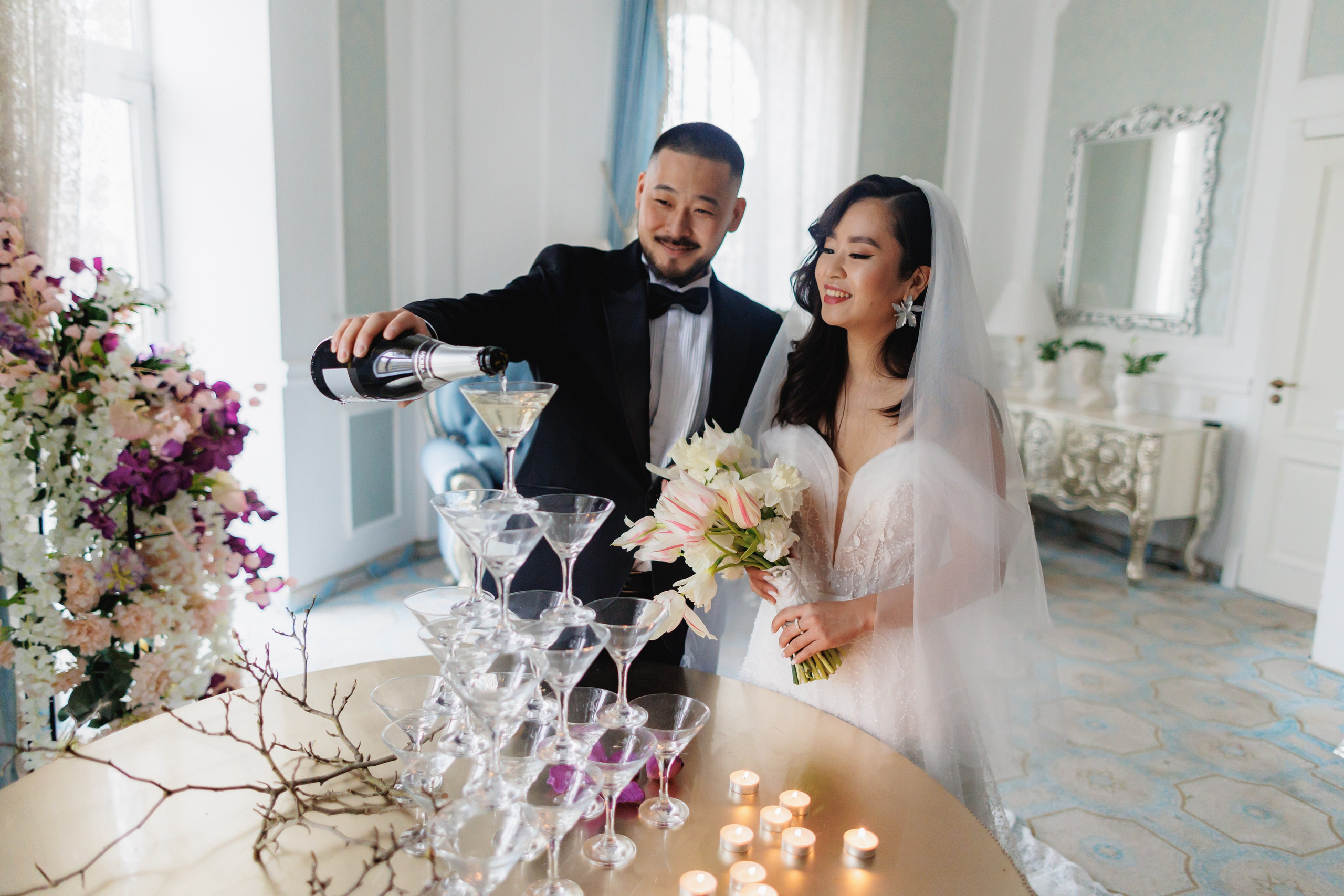 Purple Wedding. Wedding and Family Photograph