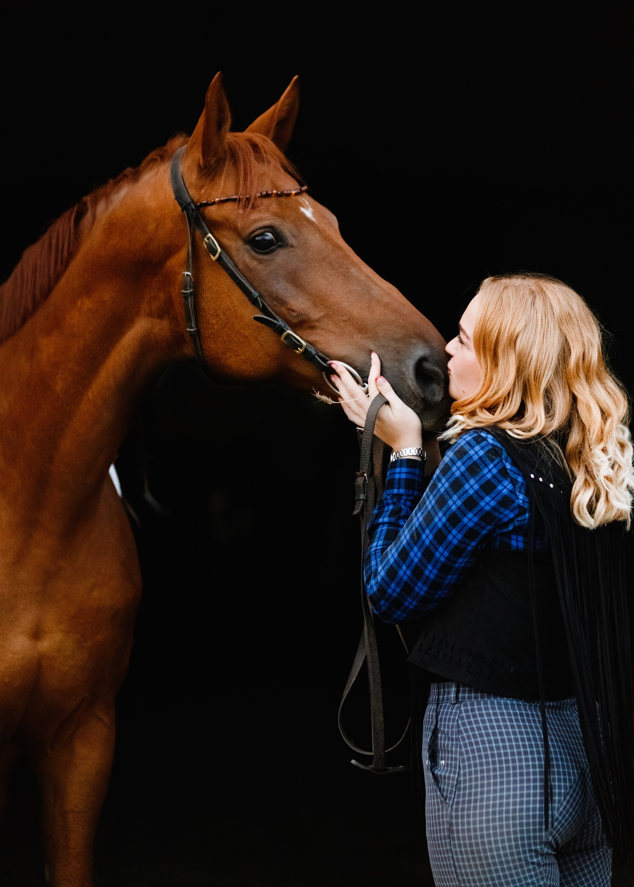 Victoria & her horses, autumn. Kaja | fotograf psów we Wrocławiu