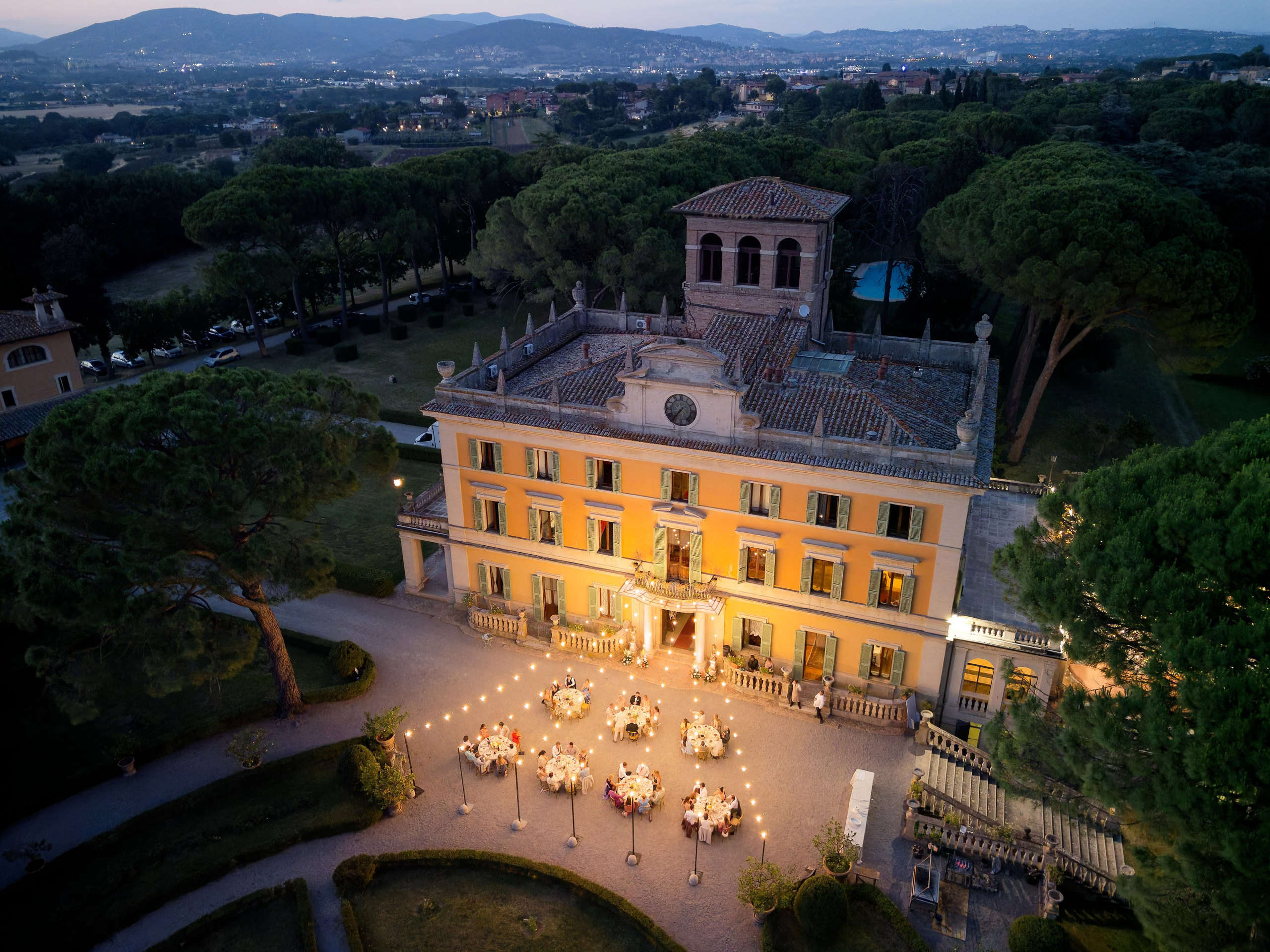 Wedding at La Torre di Pila, Umbria, Italy