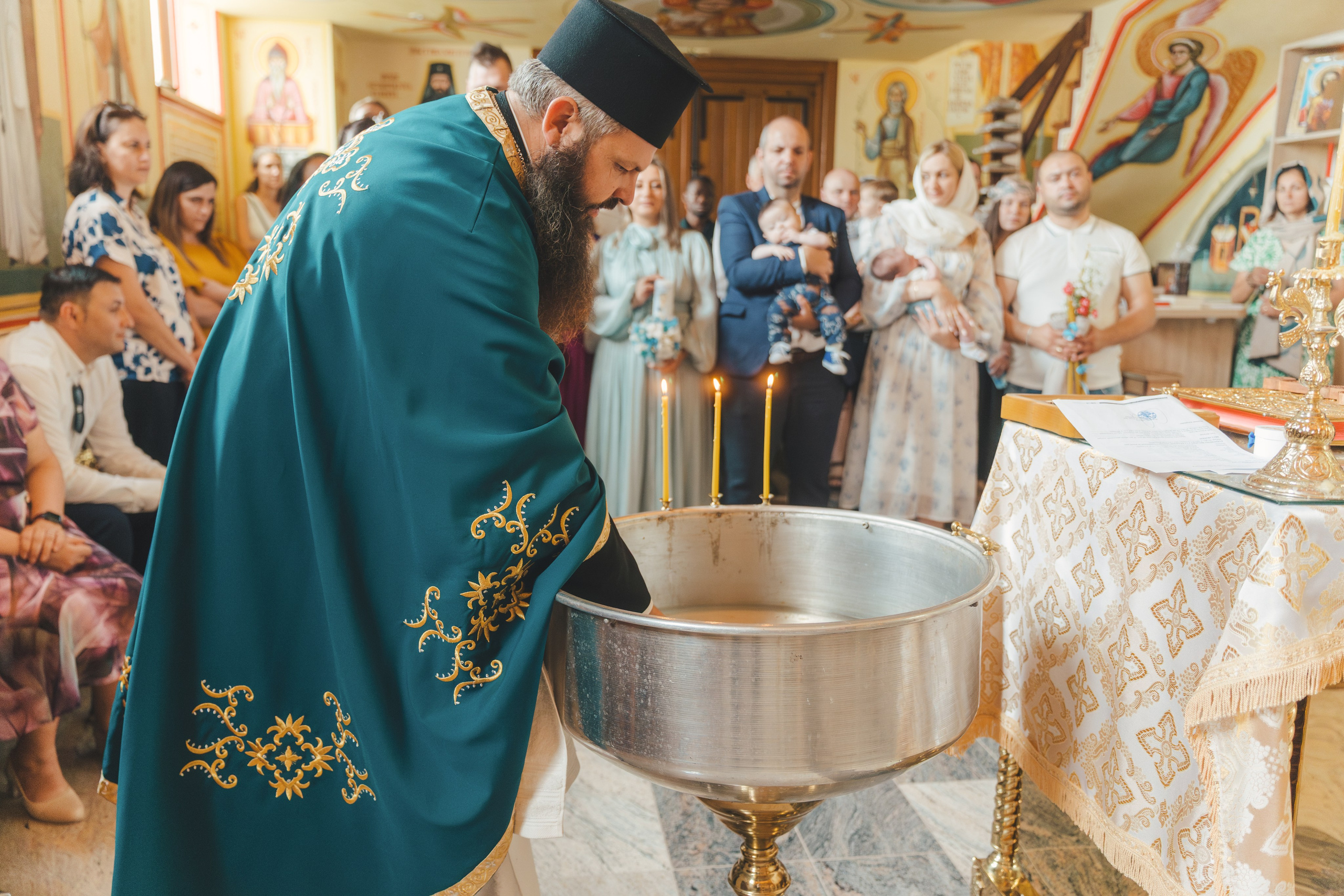 Théo Andrei`s Christening