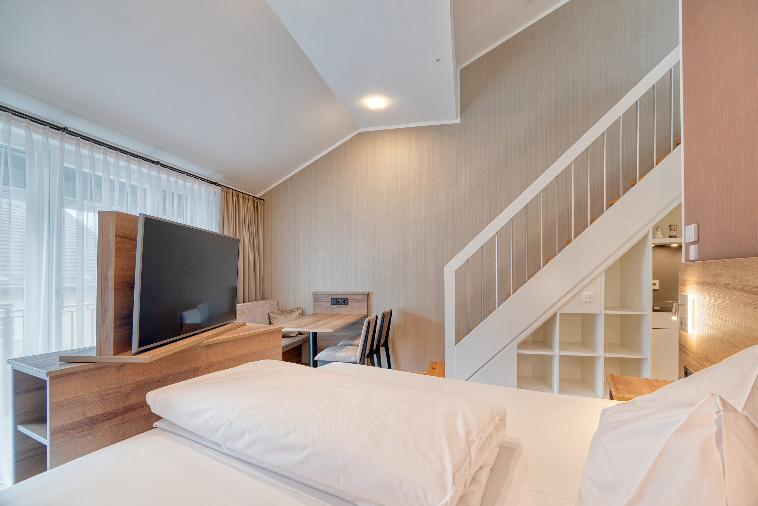 Beautiful photo shoot in Munich for a hotel WESTSIDE Hotel Garni. Photographer in Yerevan