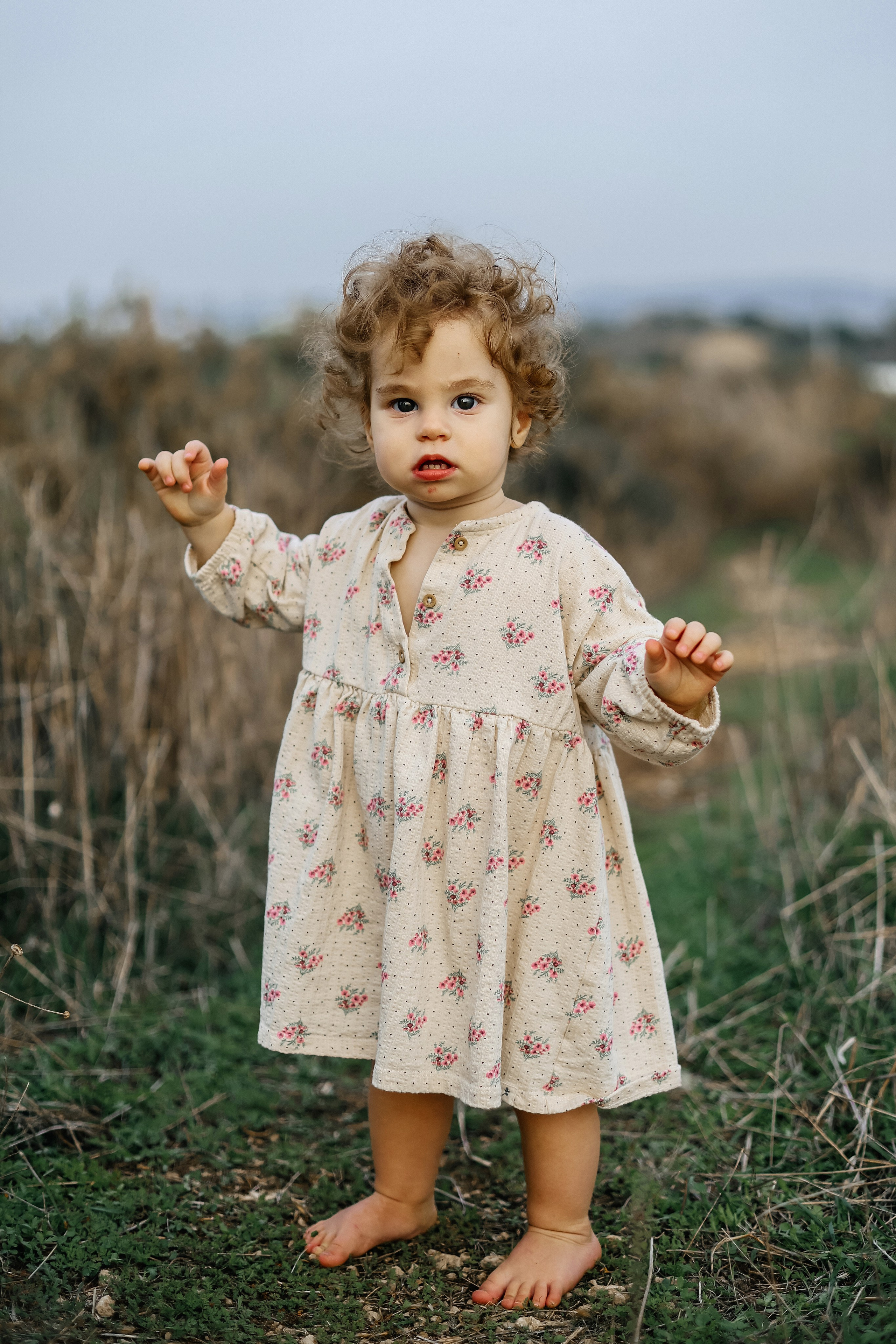 Little curls in Atlit. Family photographer in Israel