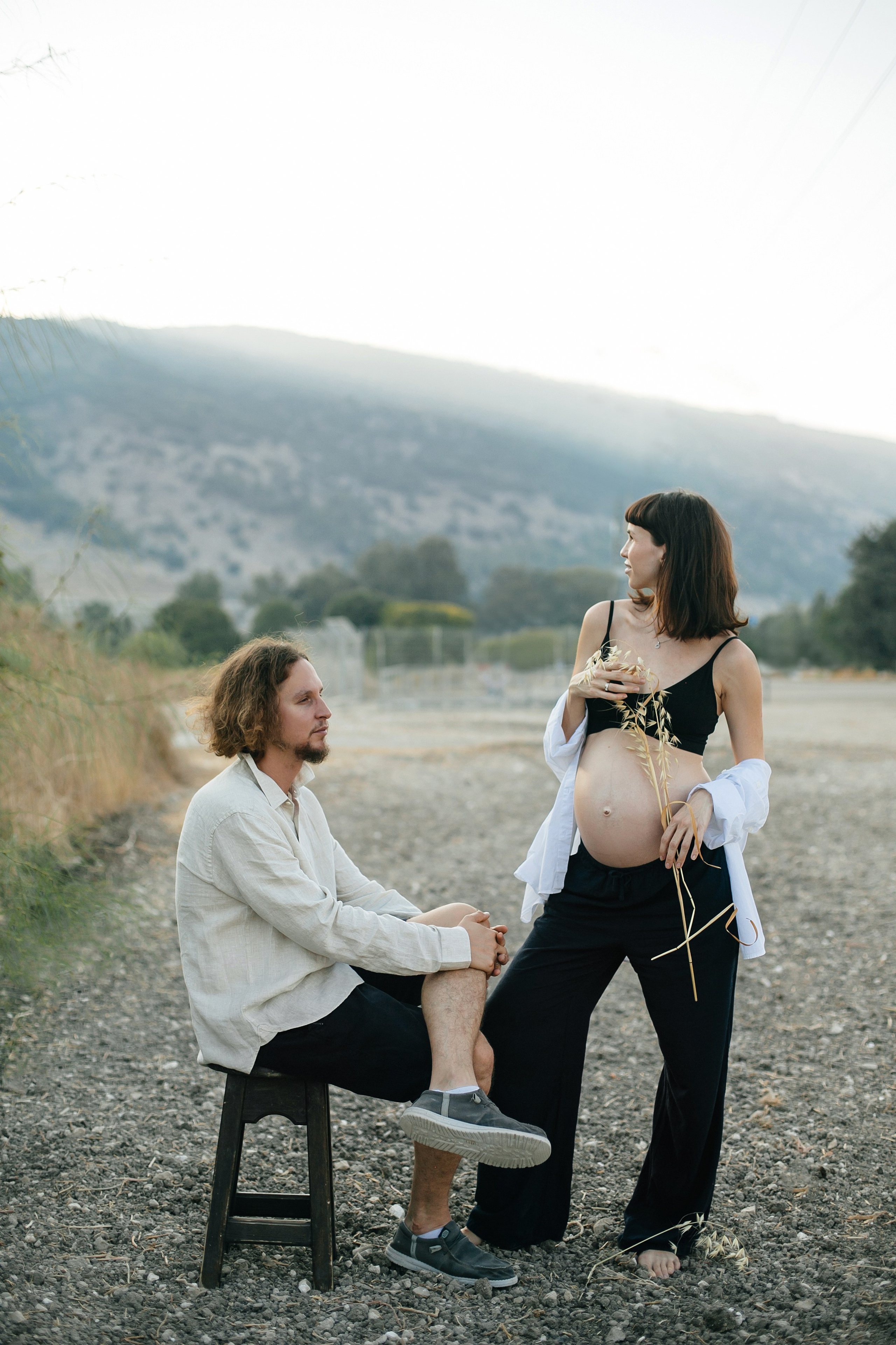 Kiryat Tivon field. Family photographer in Israel