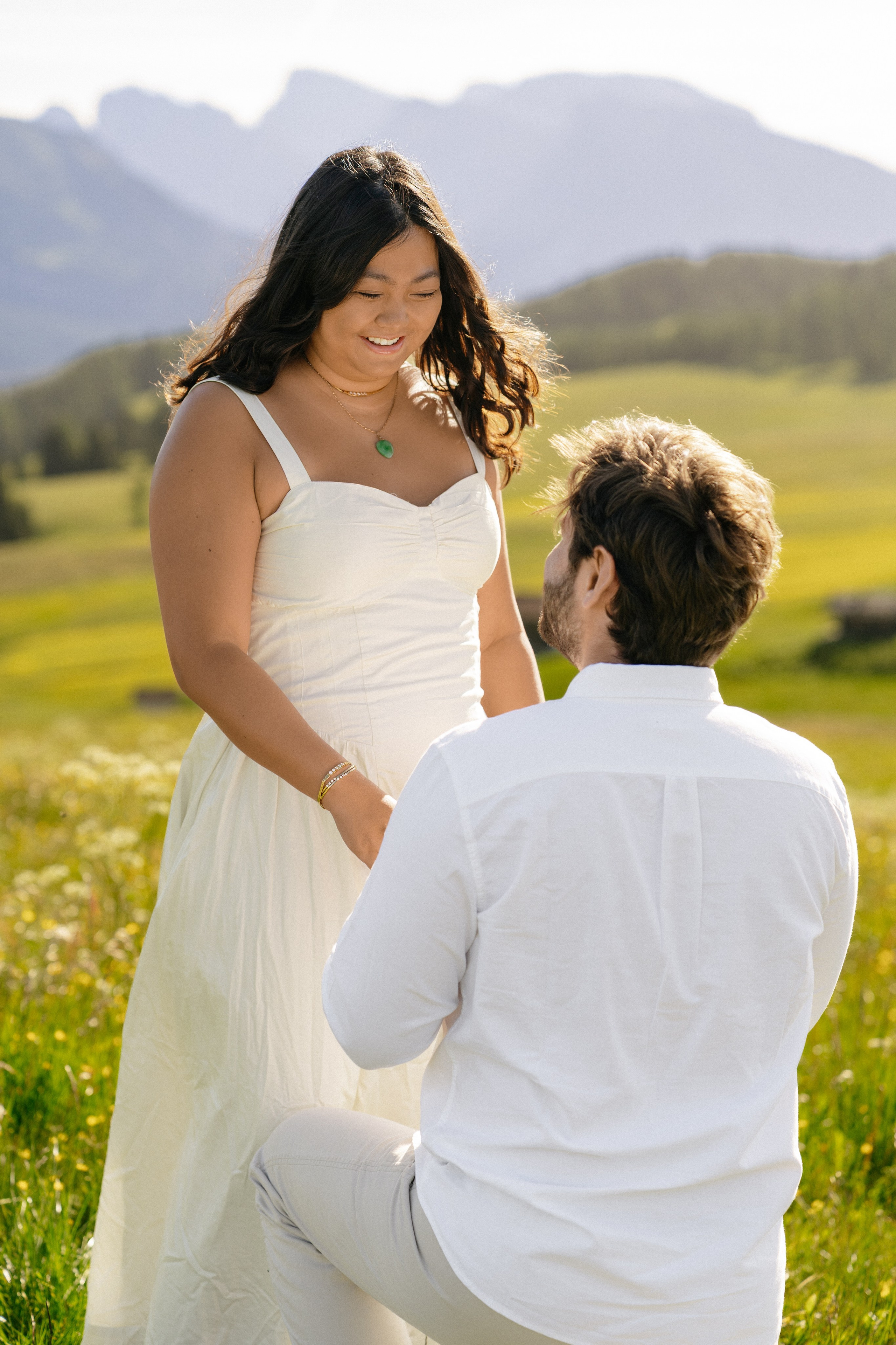 E & J (Alpe di Siusi, Dolomites, Italy). Marriage Proposal Photographer in Verona, Lake Garda and Dolomites| Diana Fedrigo