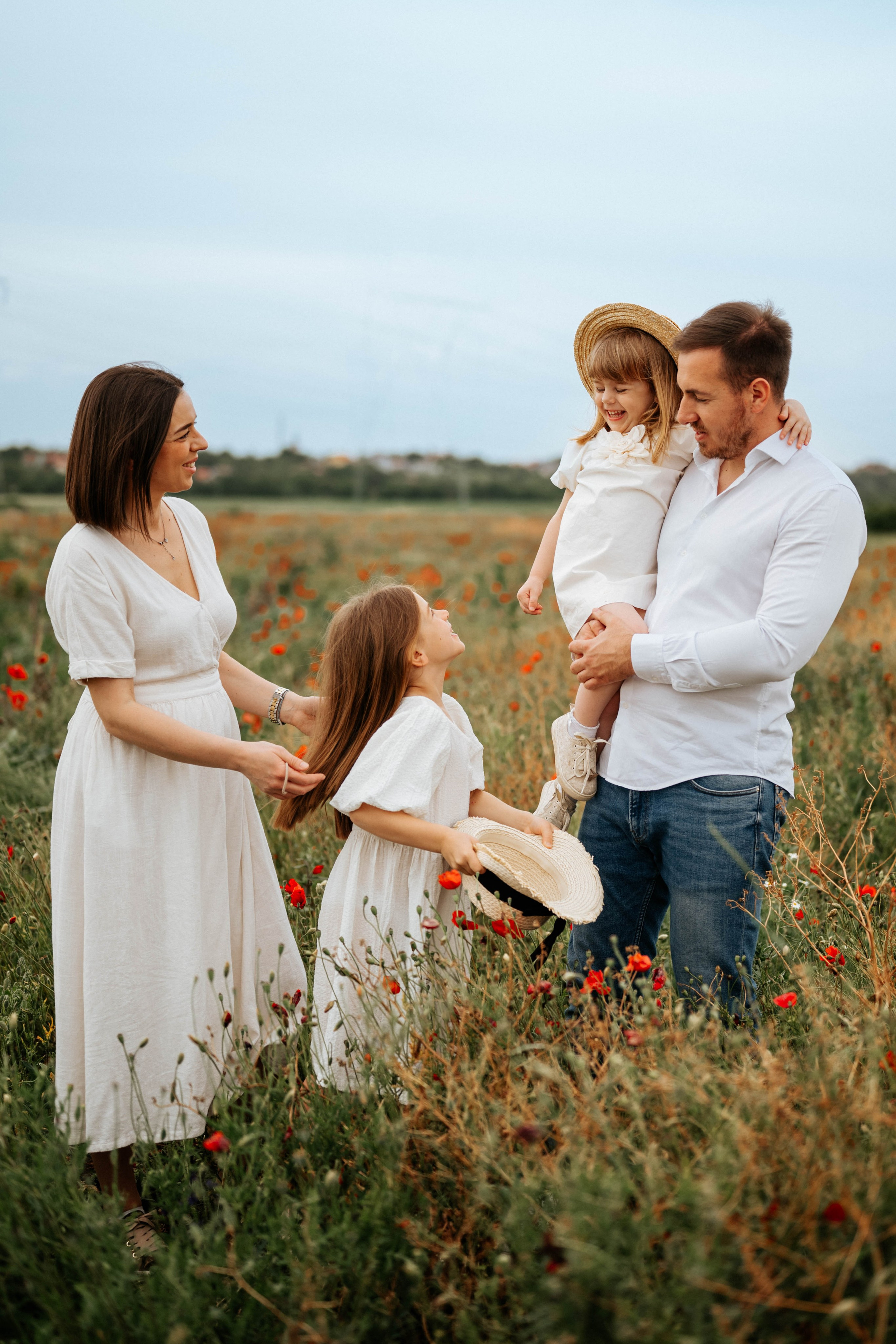 Hana, Una, Isidora i Bogdan - porodično fotografisanje. Dečiji i porodični fotograf