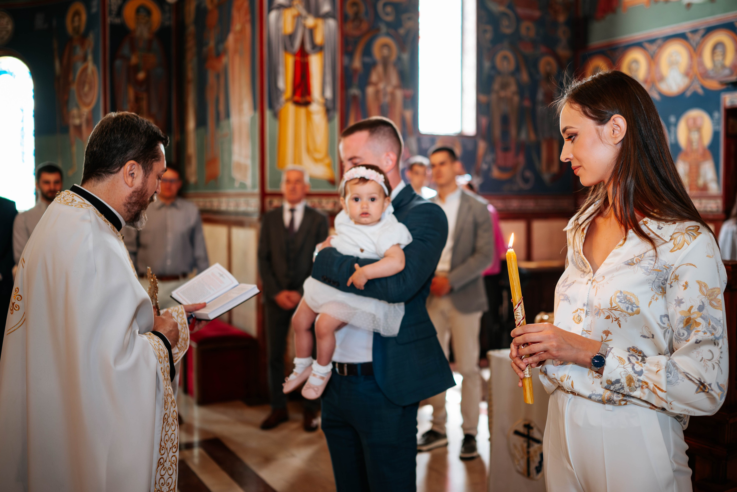 Irina - krštenje. Dečiji i porodični fotograf
