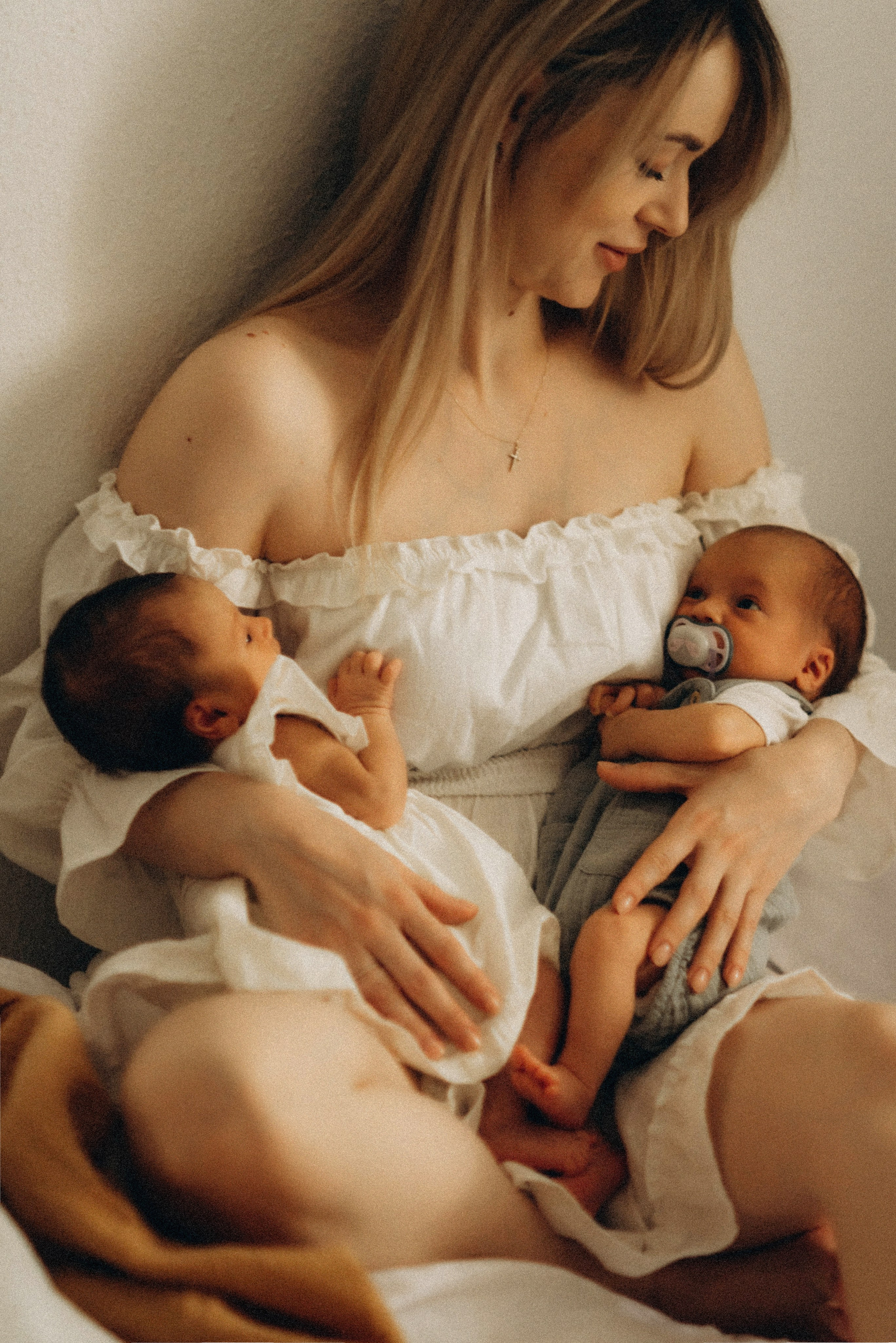 DOUBLE NEWBORN. Семейный фотограф Лейпциг, Германия