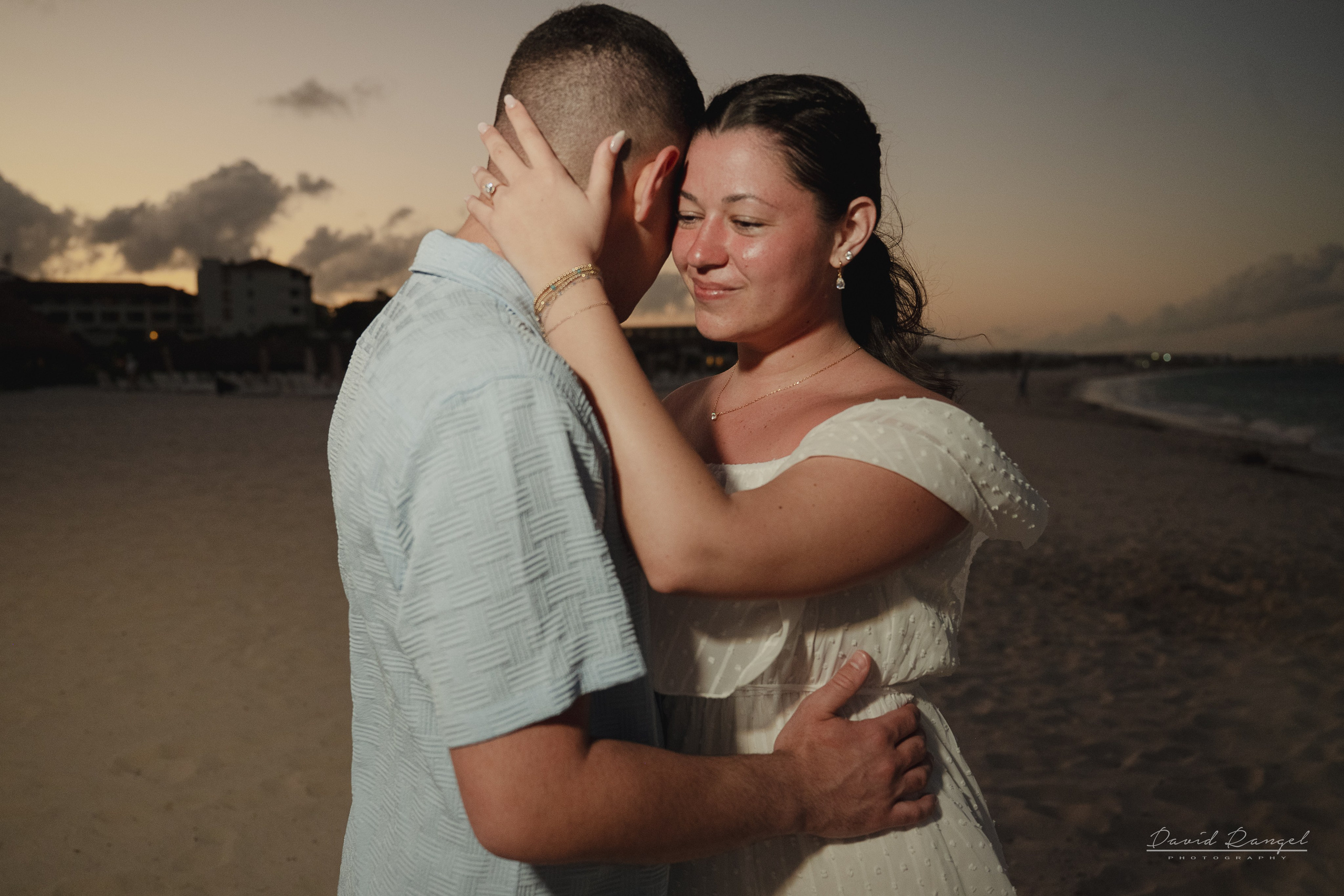 Lindsey & Luke — Save the Date — Dreams Costa Mujeres. Destination wedding photographer based in Cancun and Riviera Maya with service worldwide