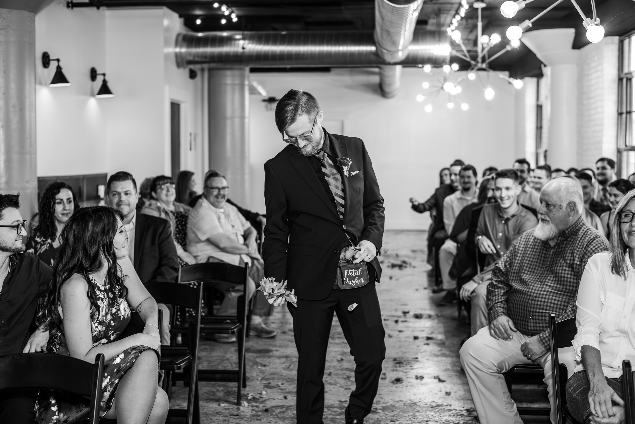 Bold & Dramatic Wedding at The Paper Mill on The Landing | Fort Wayne Wedding Photographer. Alexandria Danielle Photography | Fort Wayne & Indianapolis Wedding Photographer