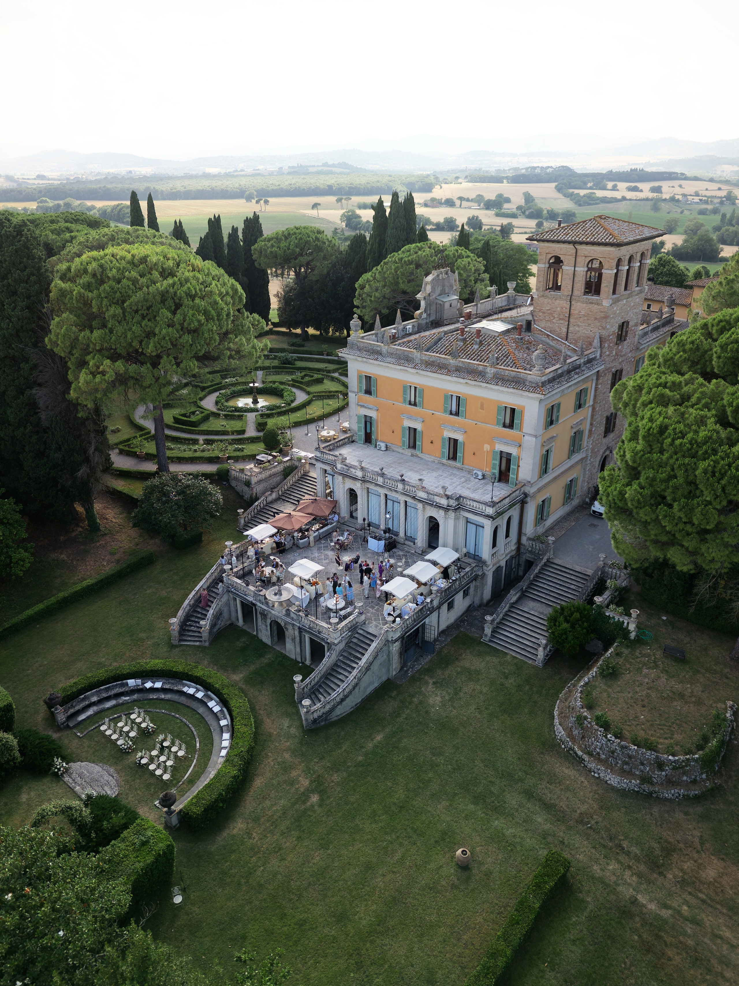 Wedding at La Torre di Pila, Umbria, Italy