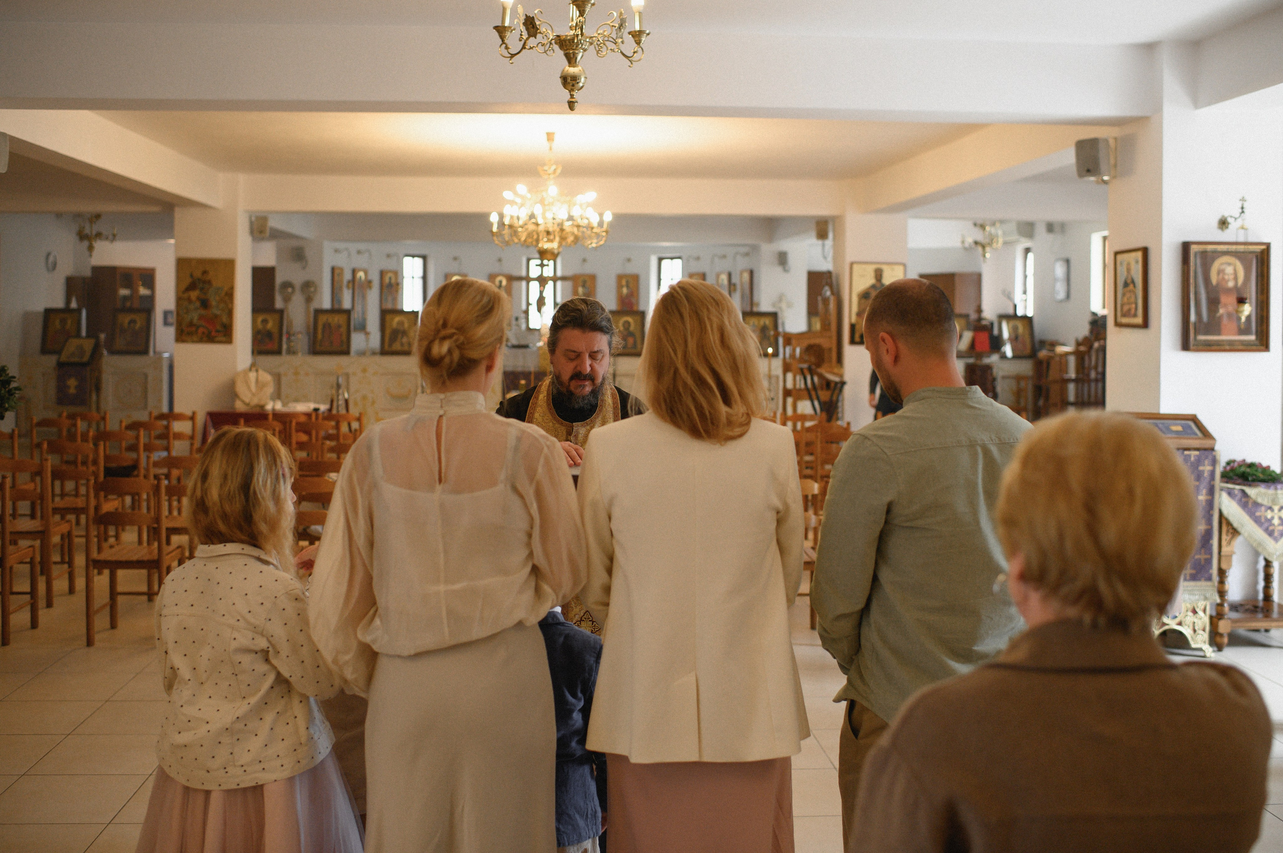Baptism Mihail. Family, children, portrait, and event photography in Thessaloniki