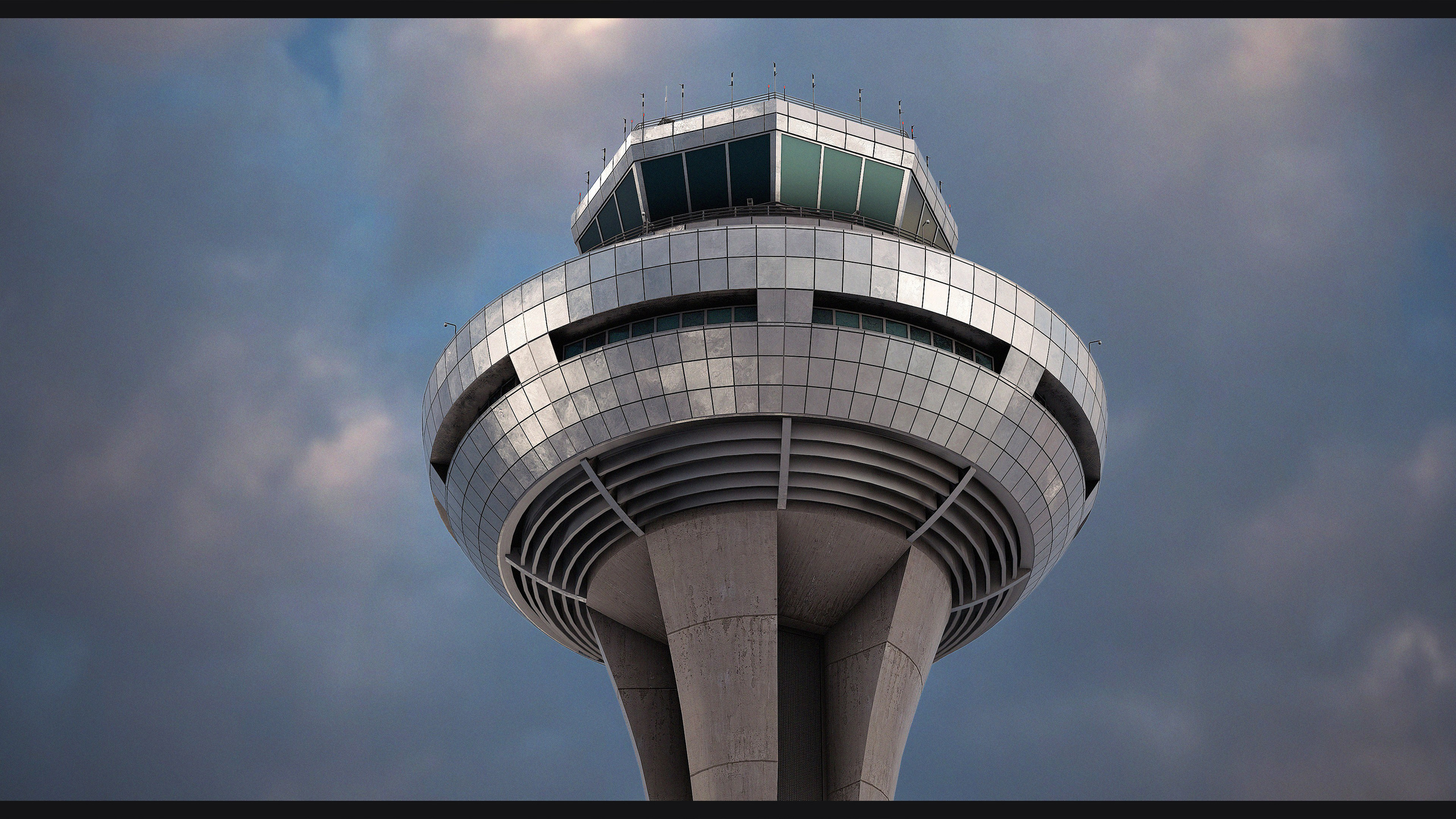ATC Tower — Madrid Barajas Airport. Interimagenes I Barcelona Photographers