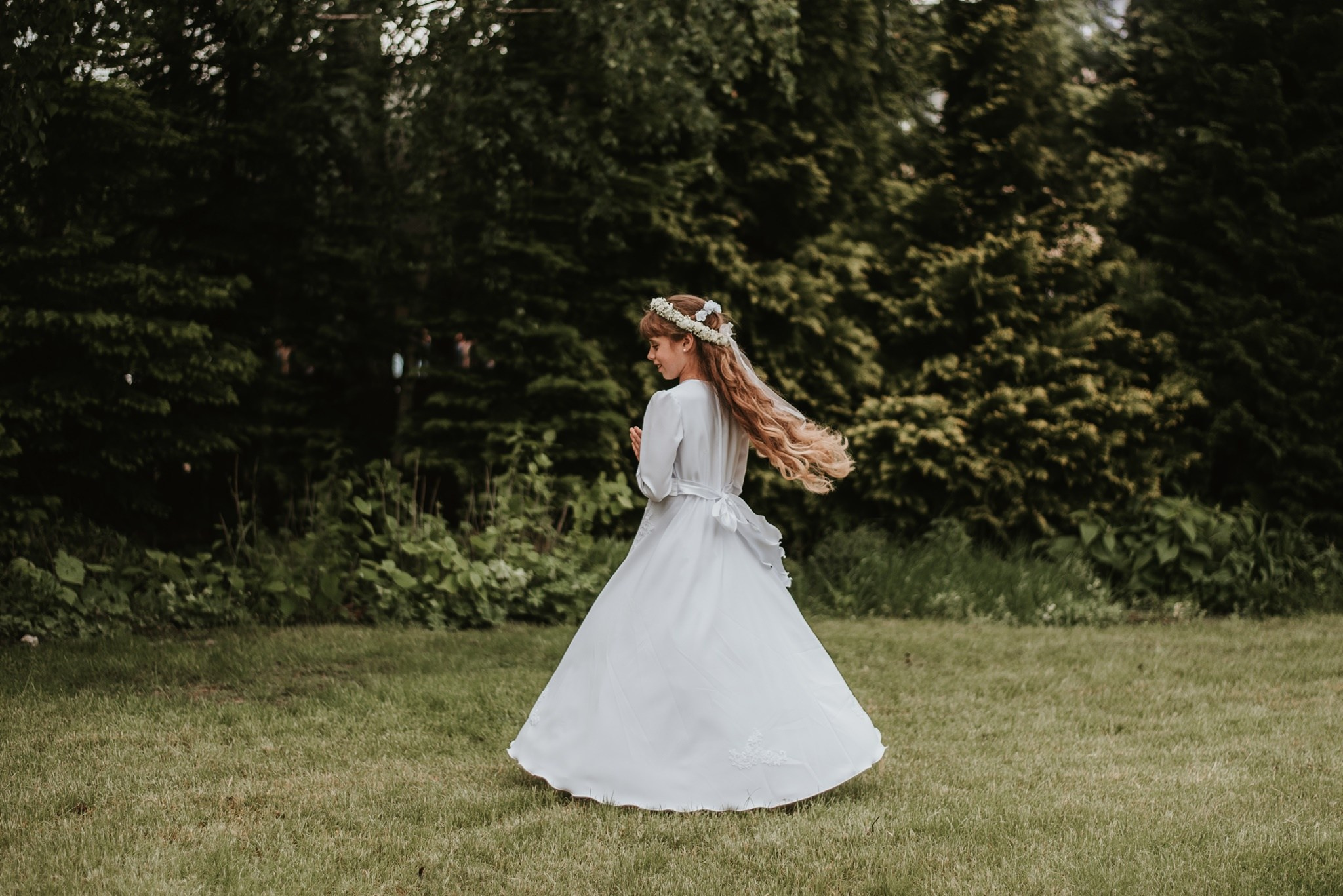 I Komunia Św. Zuzi. Dominika Strachacka Fotografia | Fotograf ślubny i rodzinny Opole Lubelskie Lublin