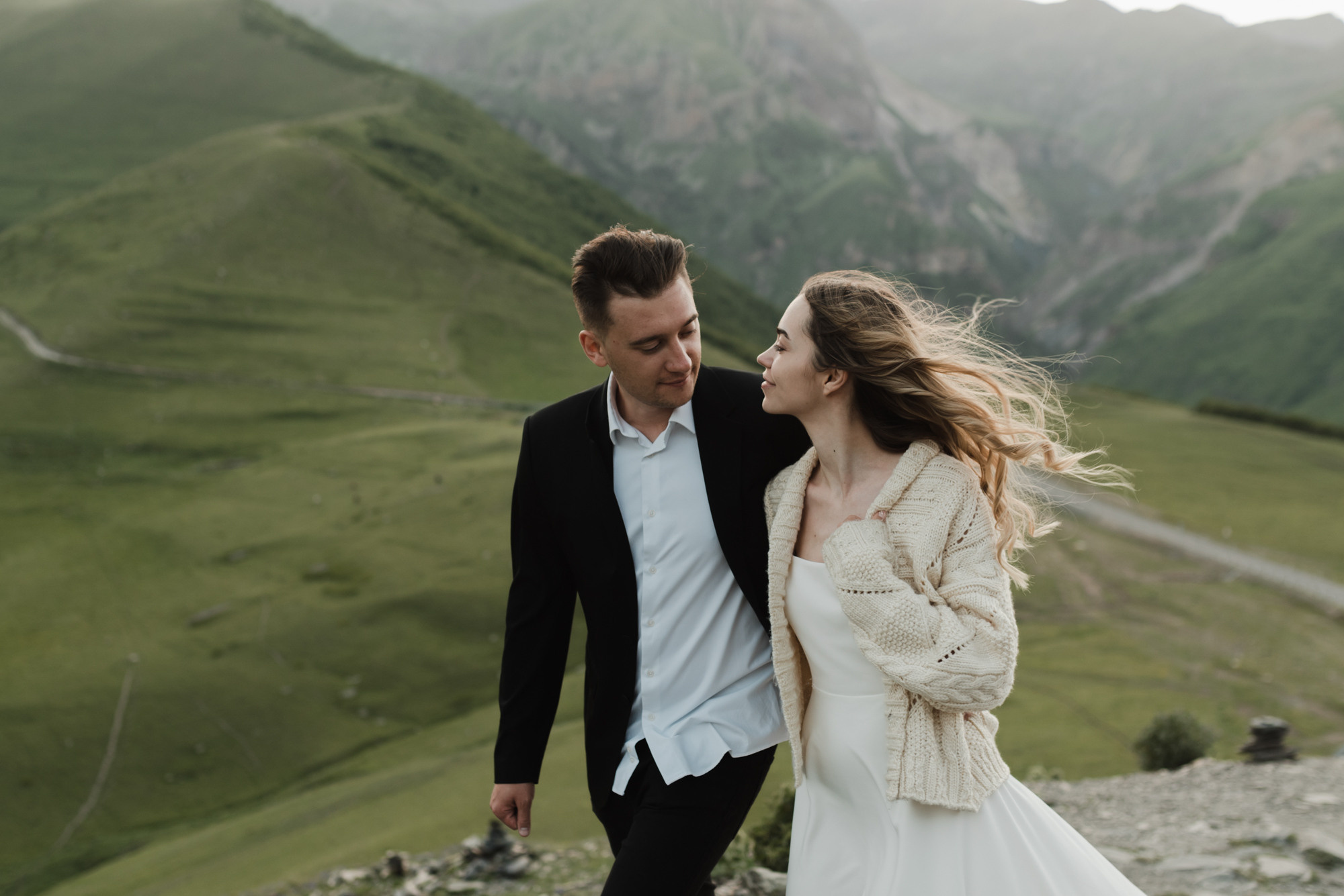 Vadim and Anna, Kazbegi. Wedding photographer in Georgia, Tbilisi Arina Krasnikova
